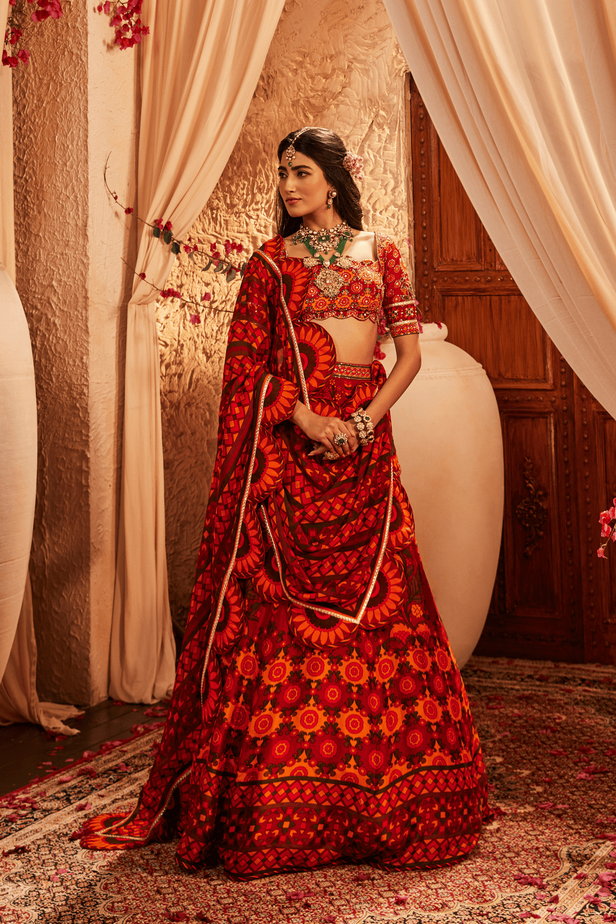 Leia Embroidered Lehenga Set