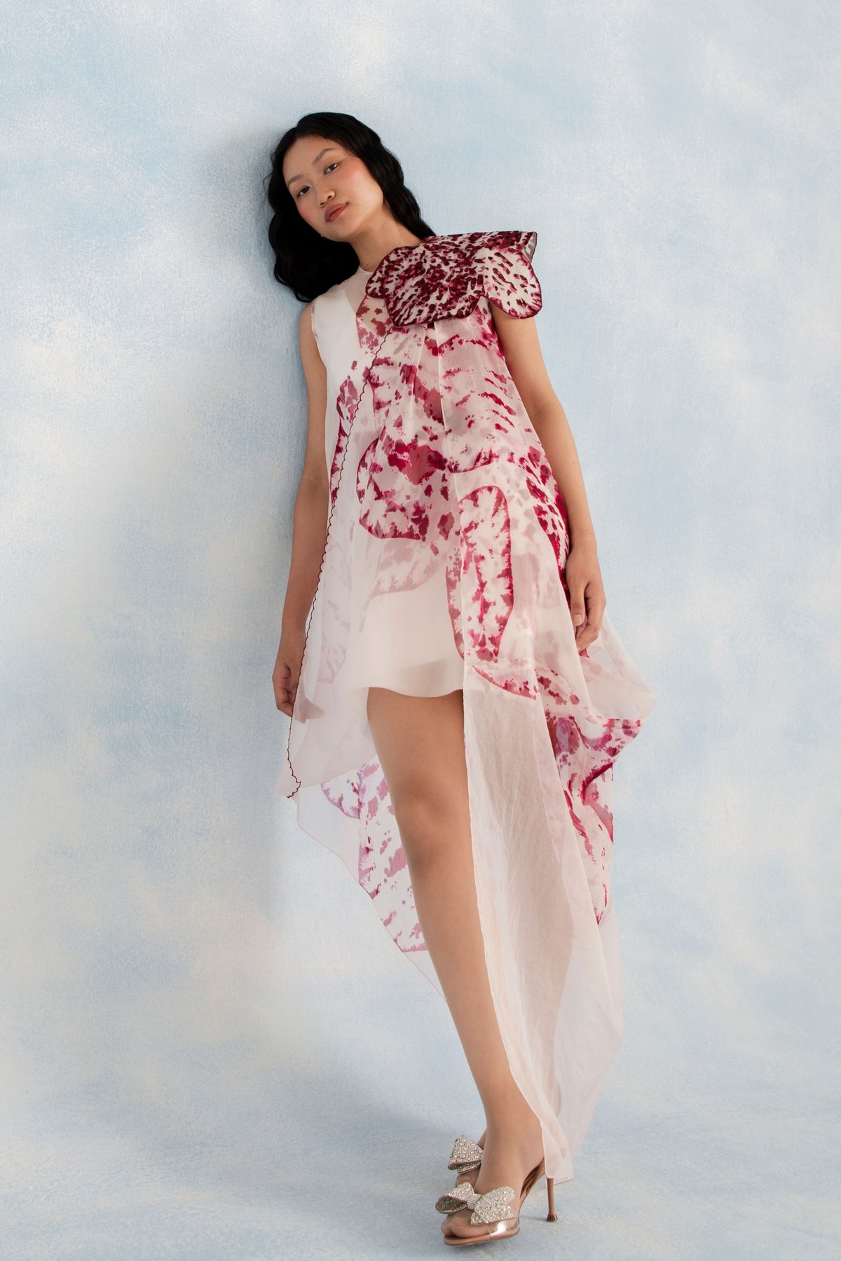 Tulip Hi-Low Organza Dress
