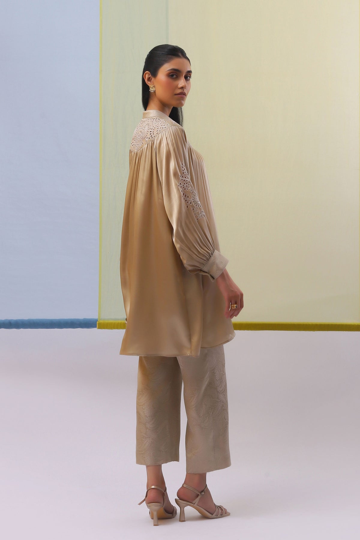 Beige Aafa Co-ordinate Set