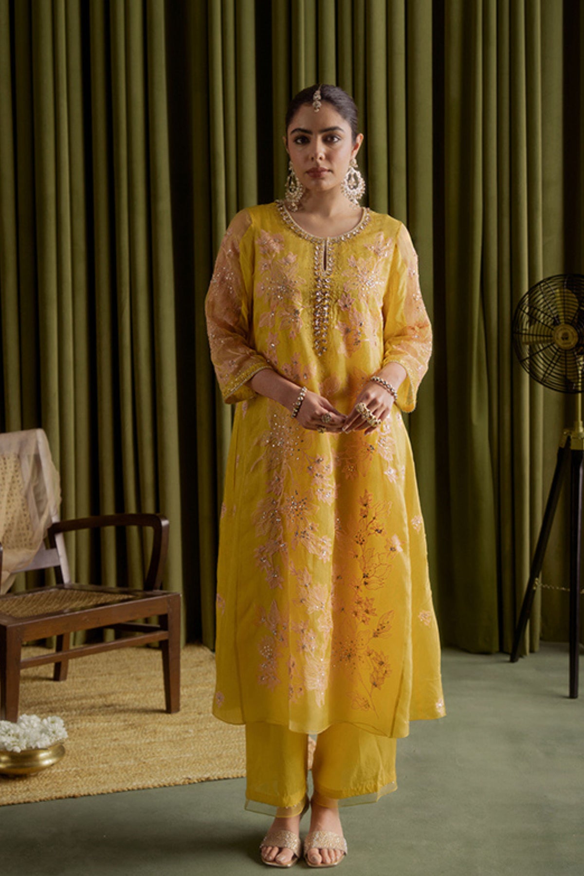 Mango Kalidar Kurta Set