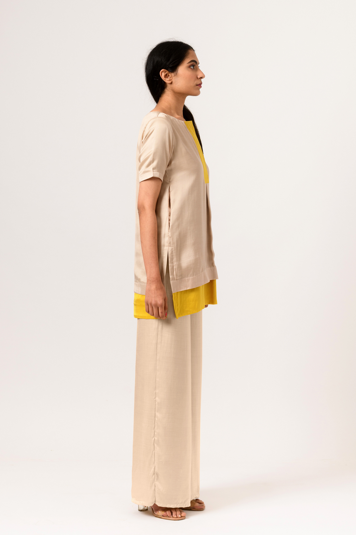 Ecru yellow top