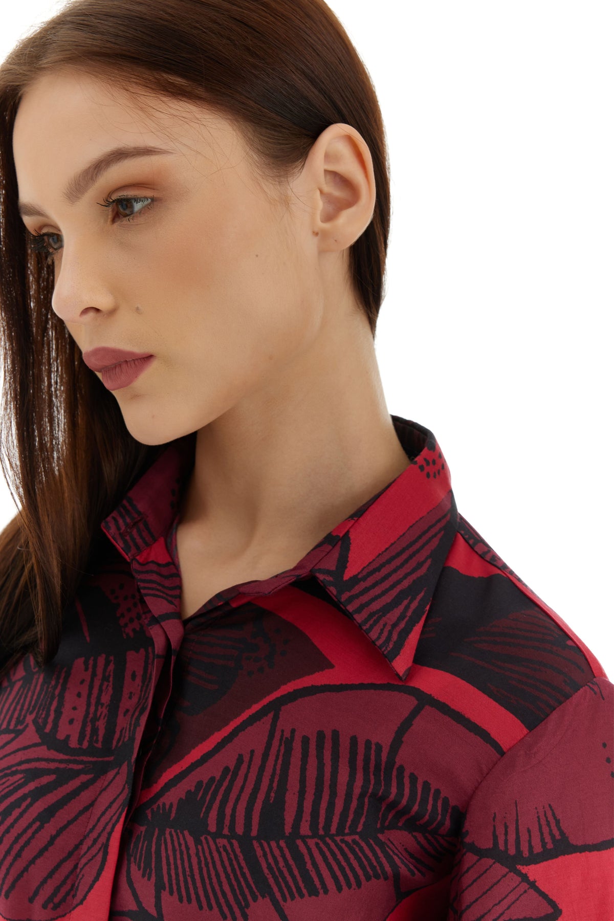 Hot Pink Floral Shirt