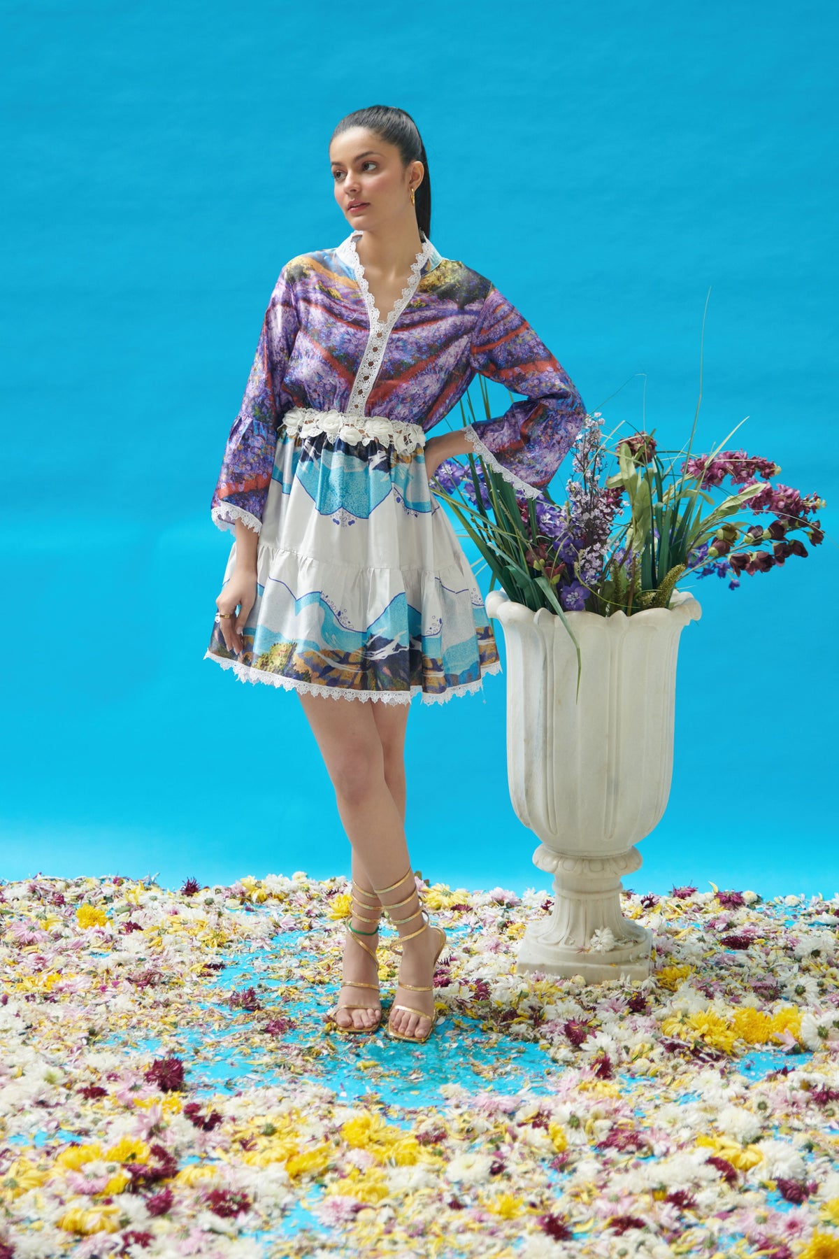 Chic A-line Mini Dress