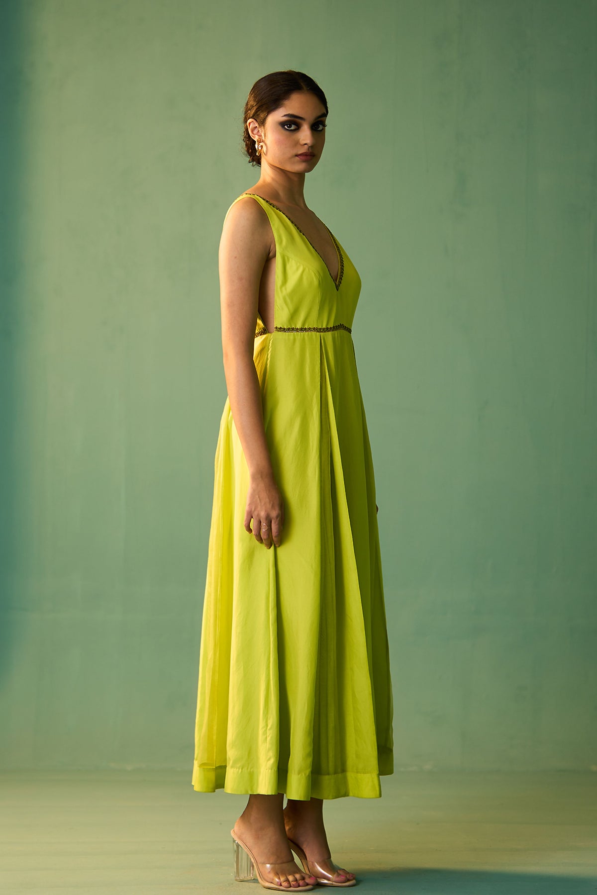 Lime Green Erina Dress