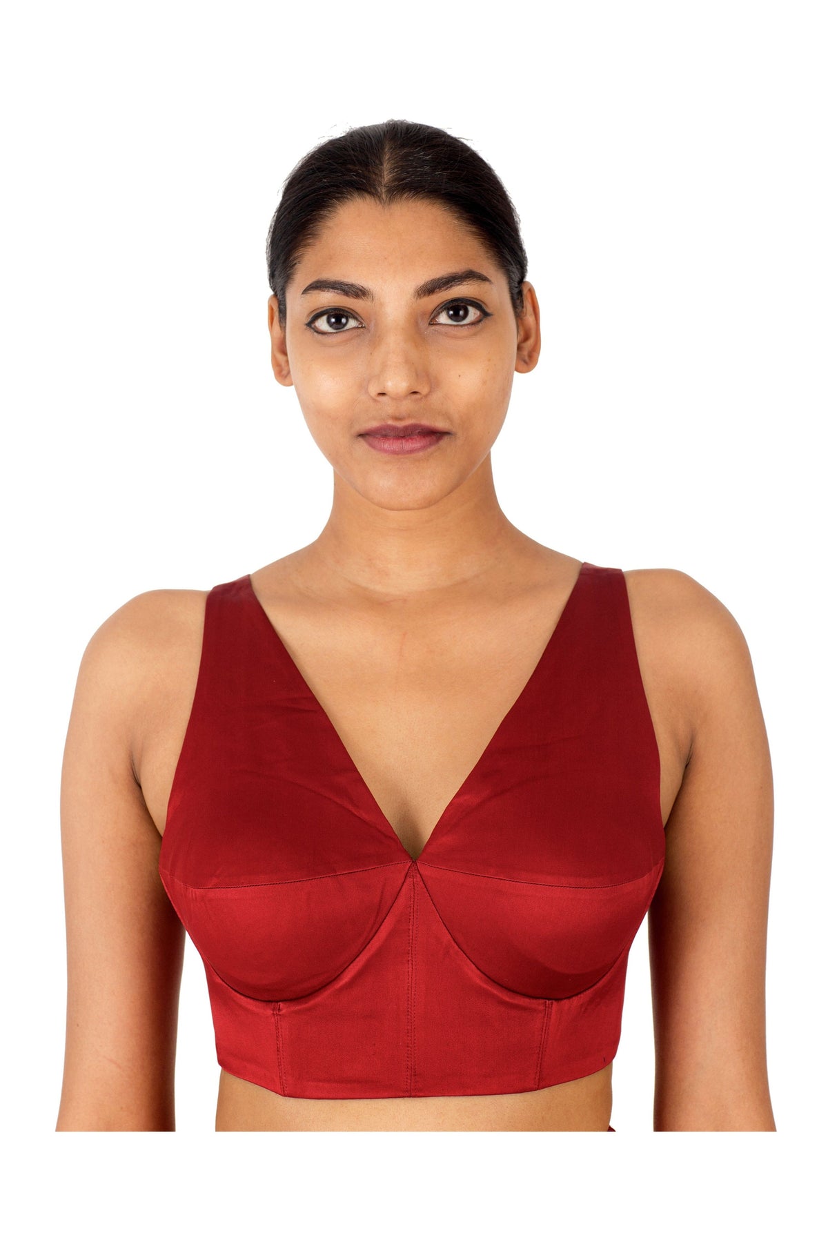 Ashwem Brick Red Blouse