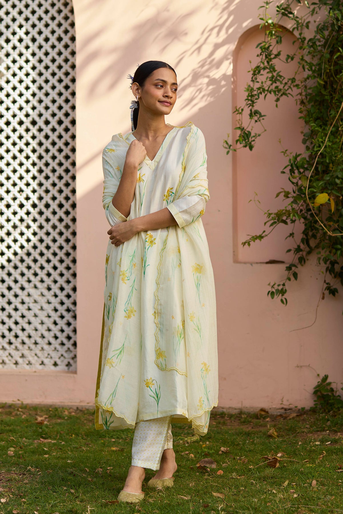 Dawn Daffodil Yellow Kurta Set