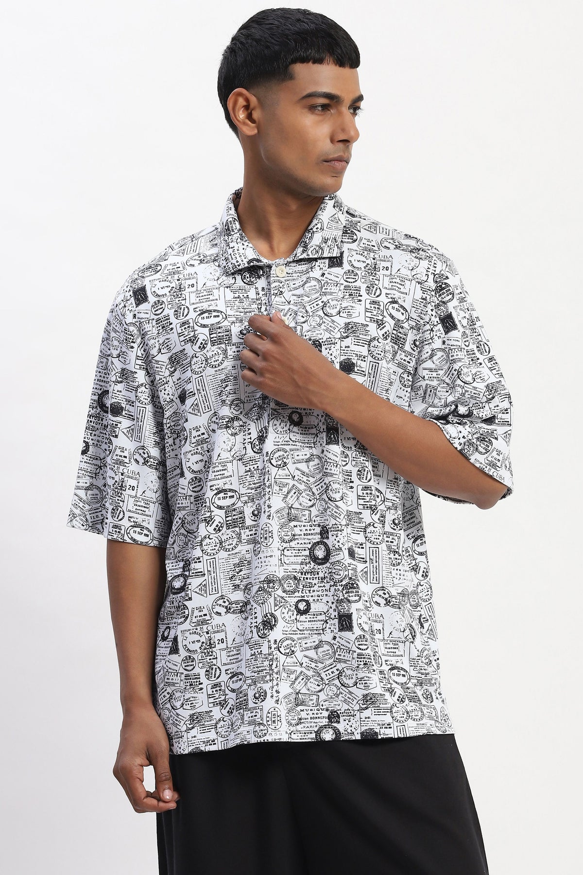 Stamp Print T-shirt