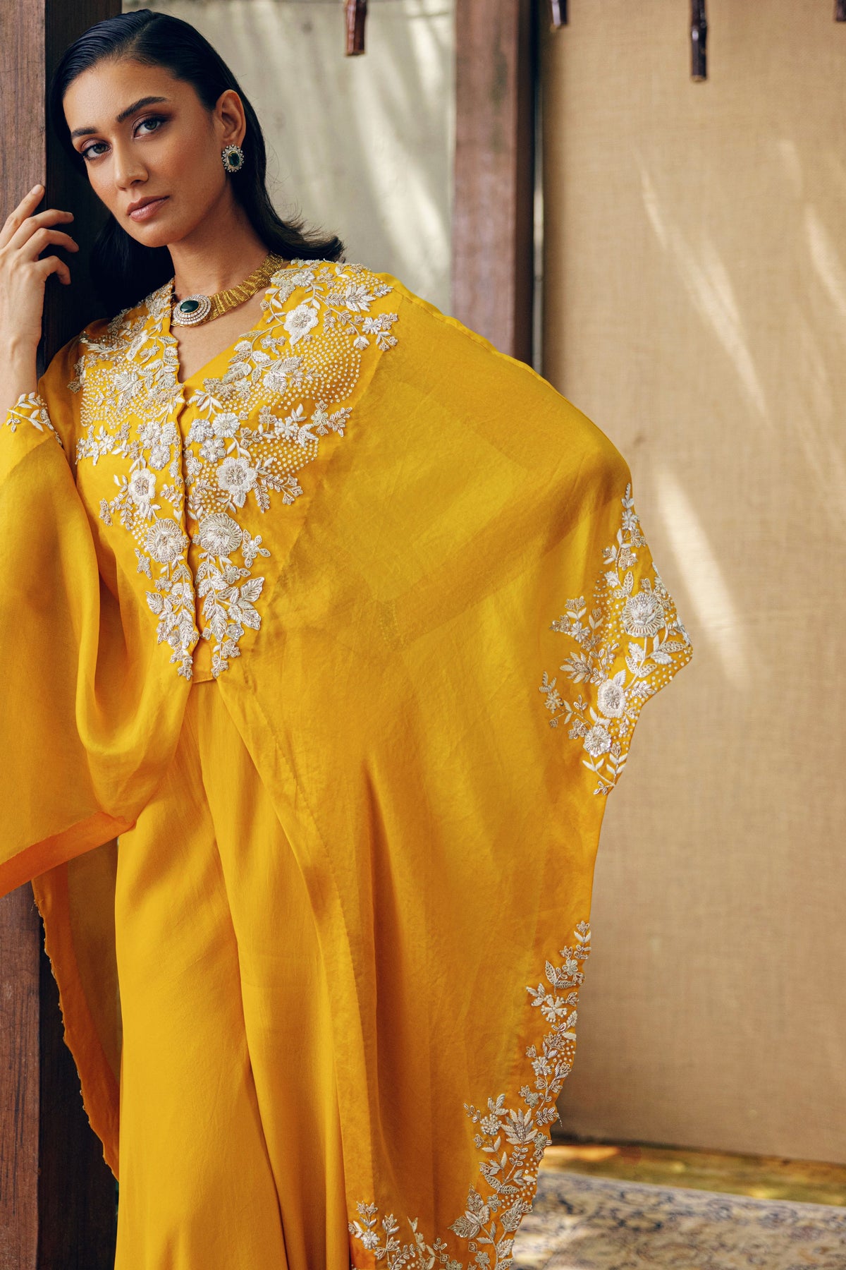 Yellow Kaftan Set