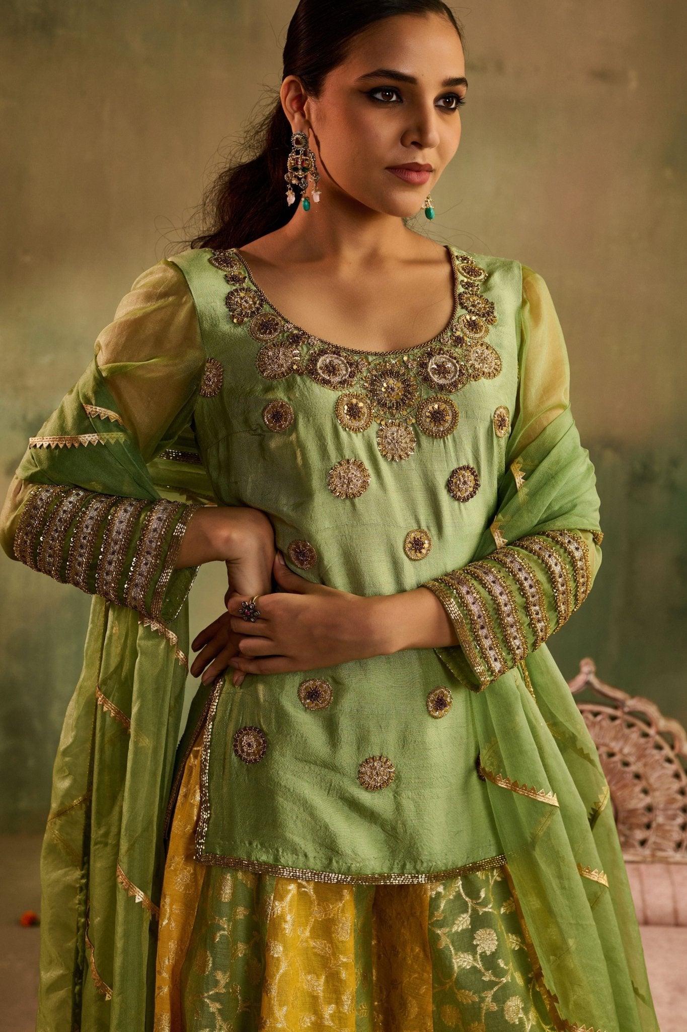 Rangrez Kurta Sharara Set - Reeti Arneja - Elahe