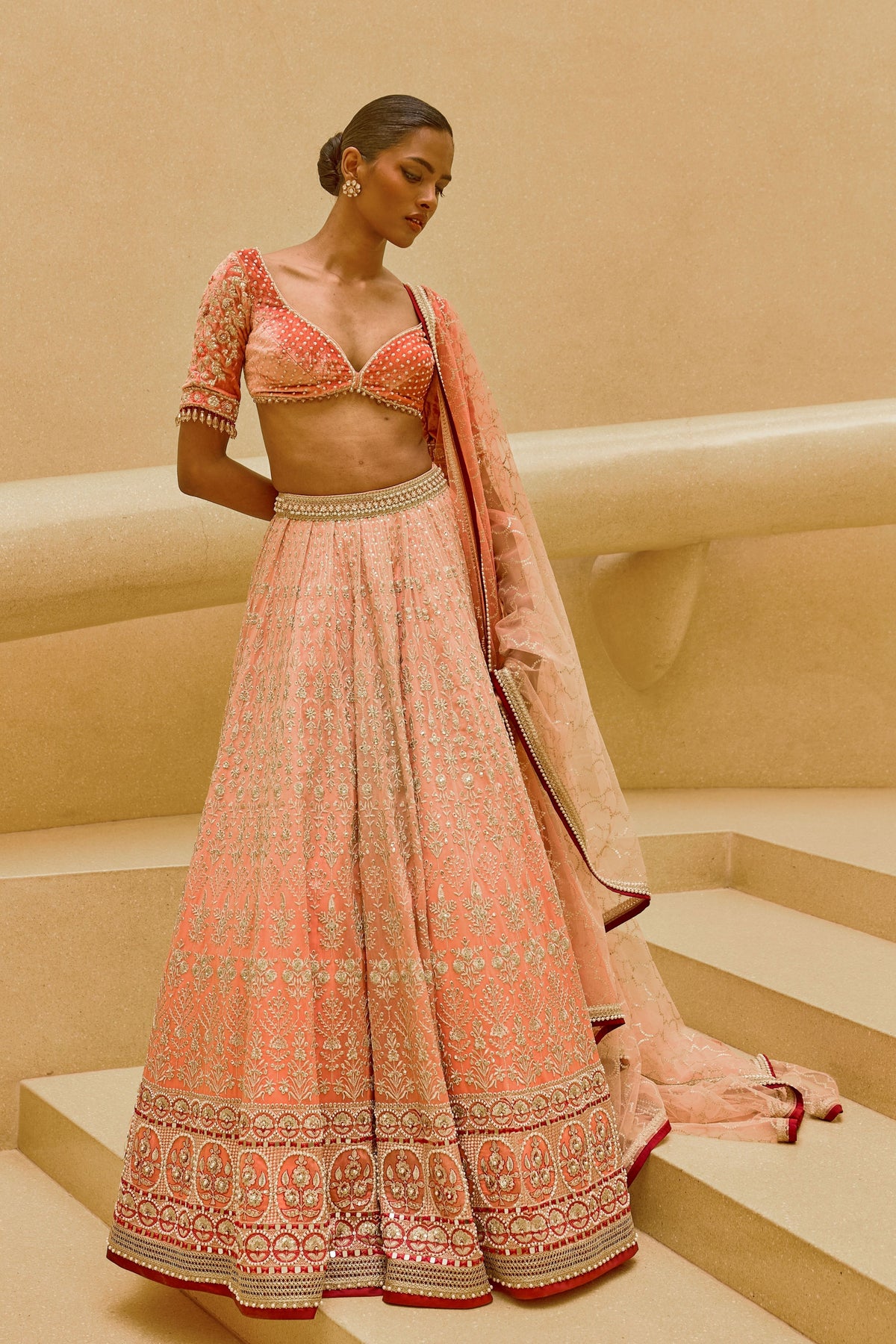 Pink Zuleikha Lehenga Set
