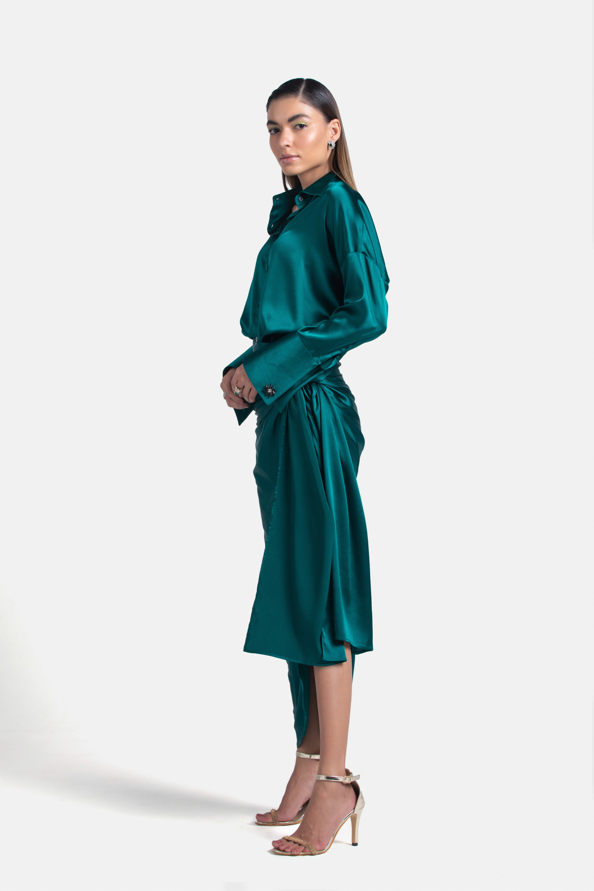 Forest Green Star Luxe Shirt
