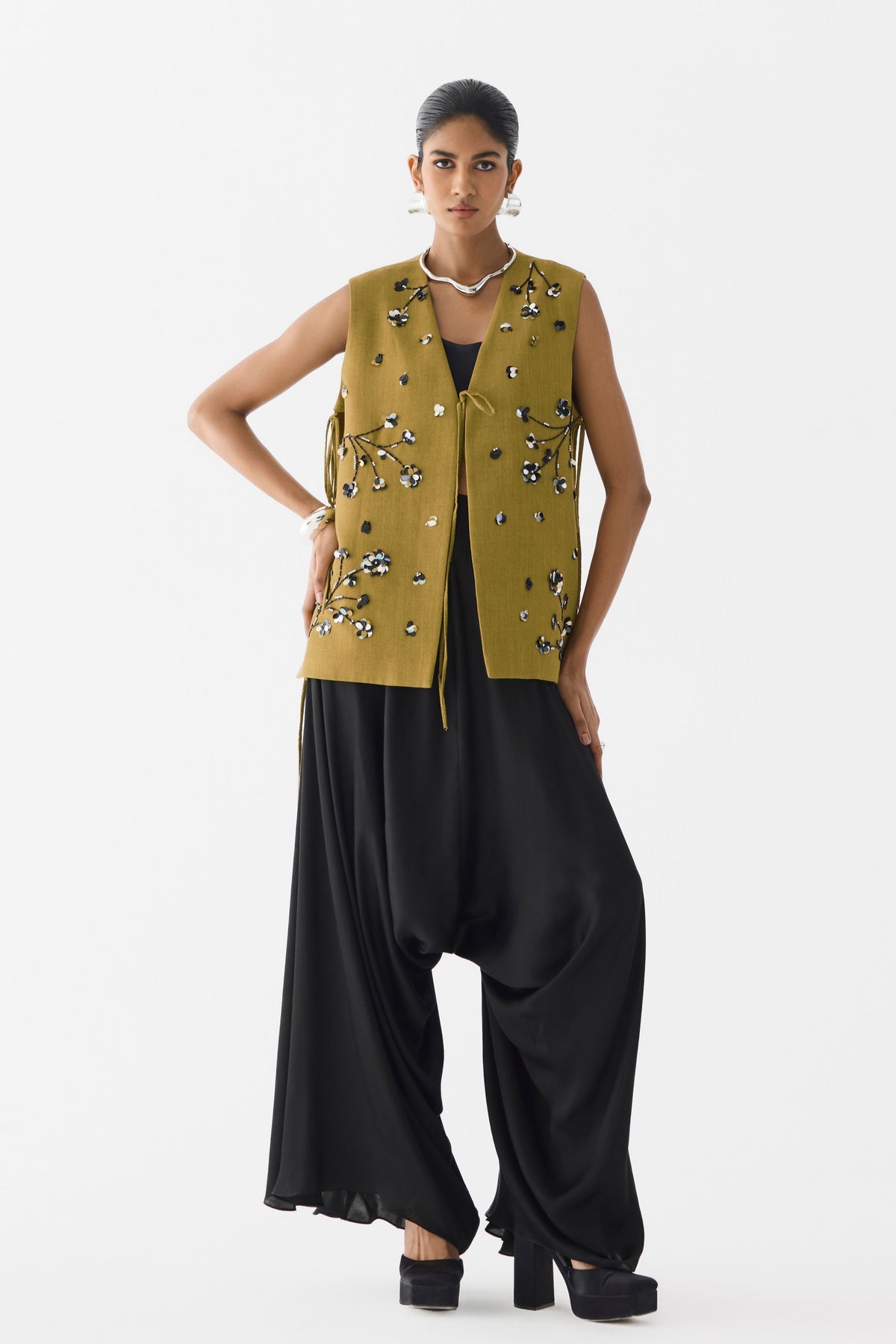 Tiger Lily Vest & Dhoti Pants