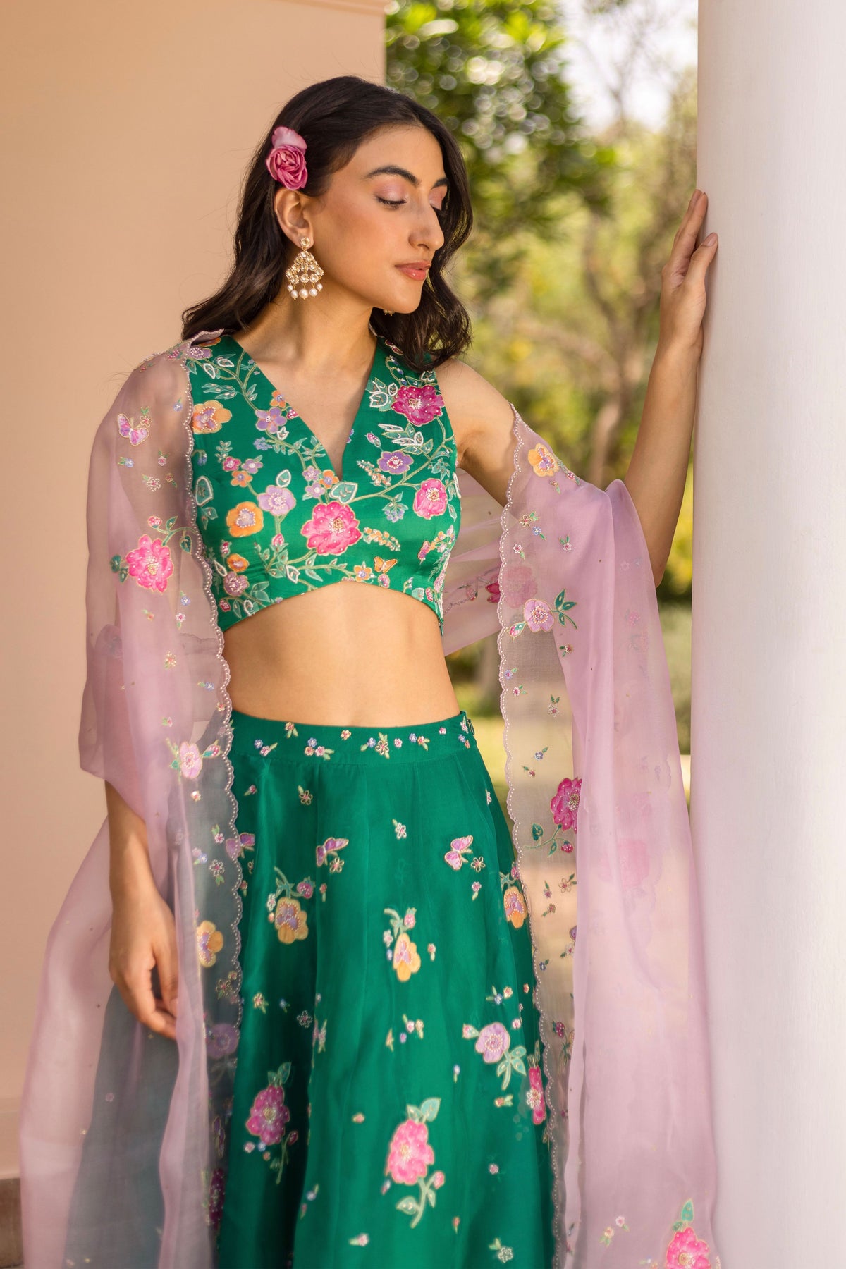 Seri Applique Lehenga Set