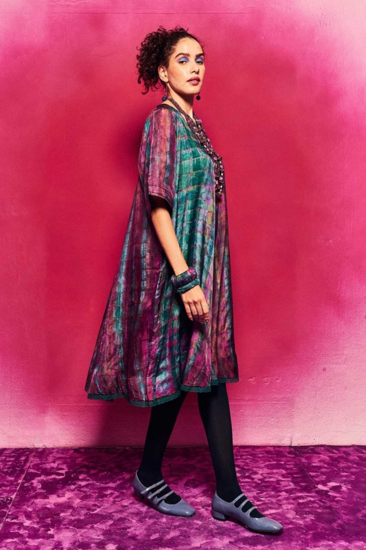 Violet and Teal Kiara Dress