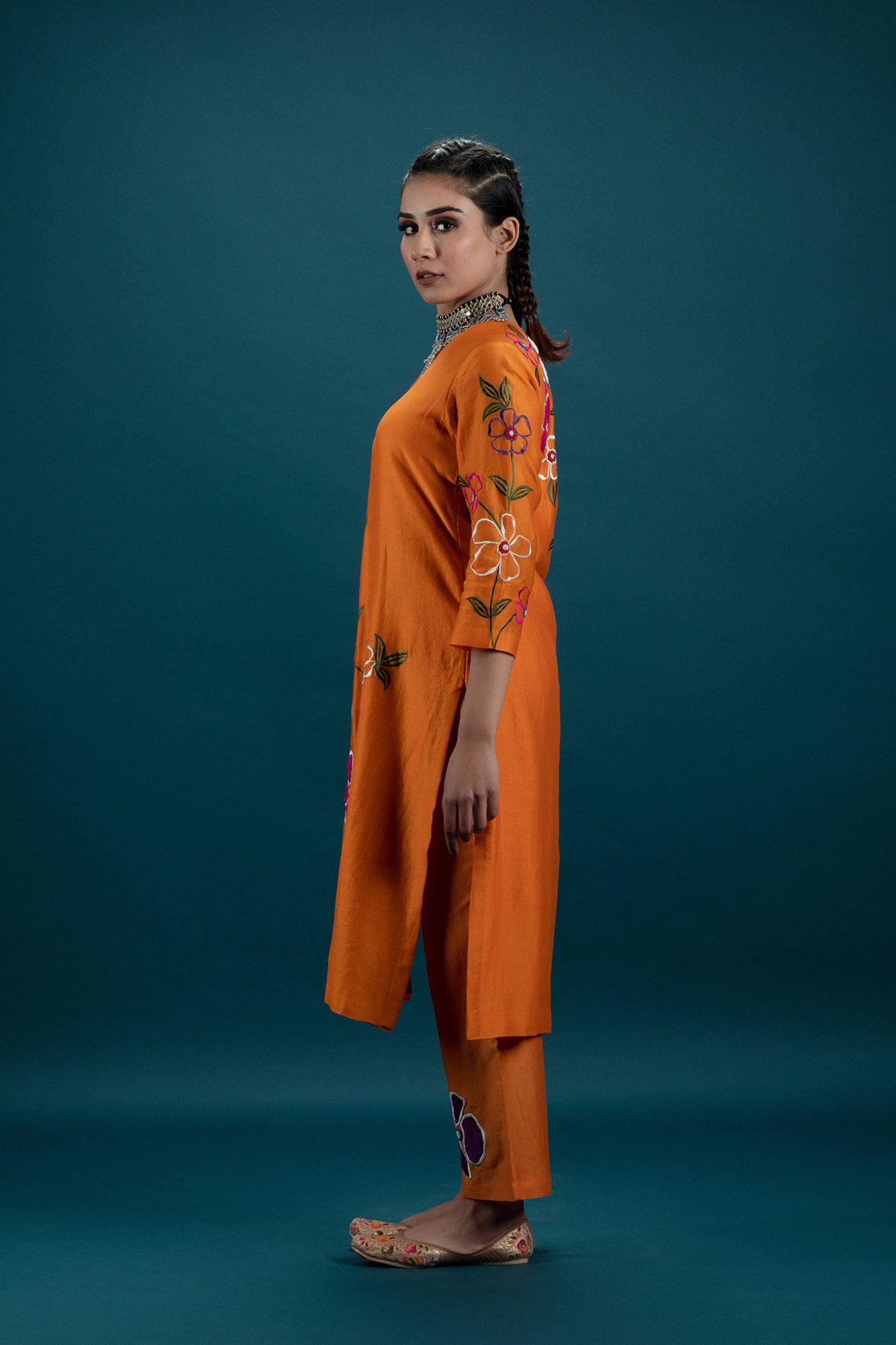 Saffron Tunic With Pants