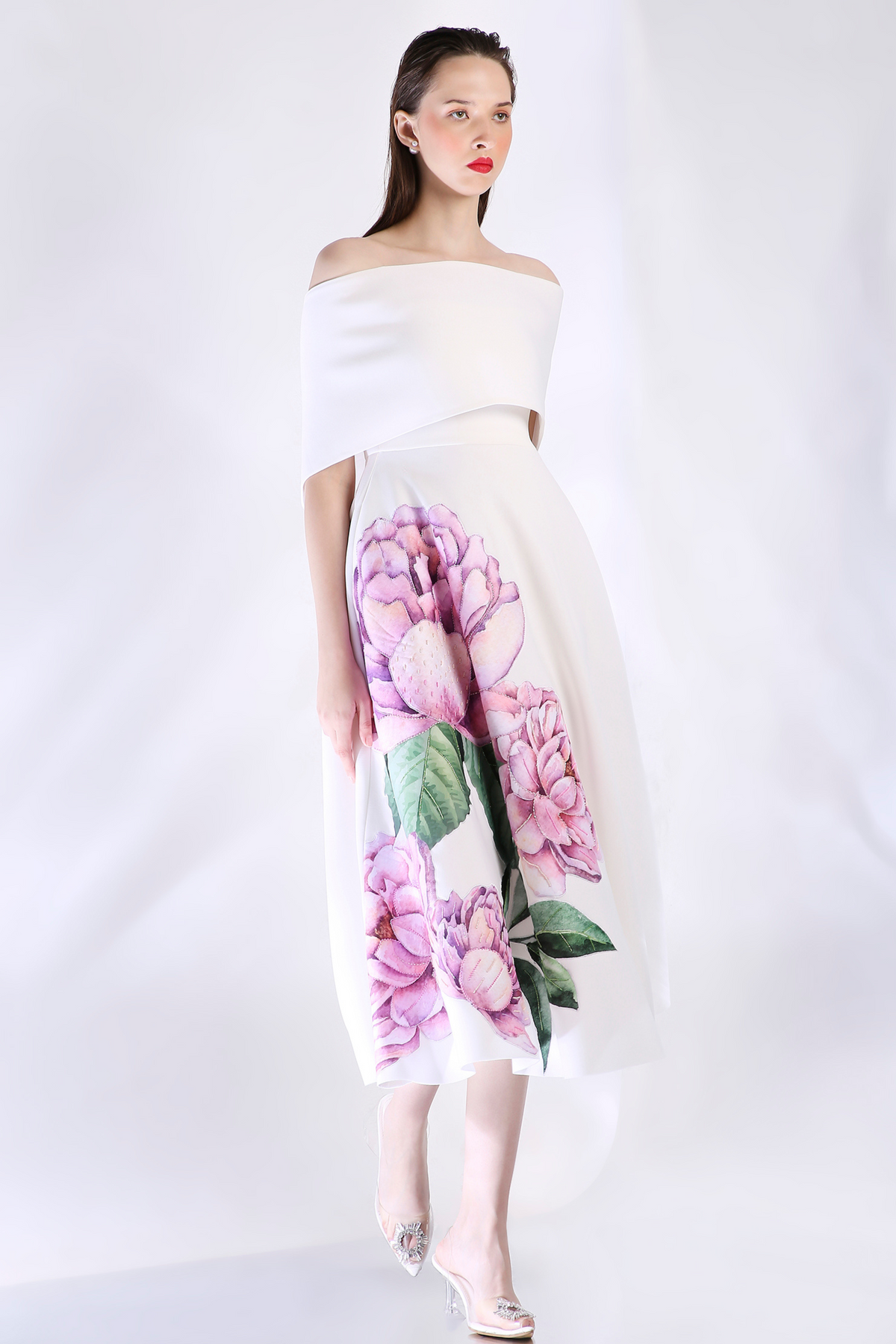 Nyra Floral Embroidered Dress