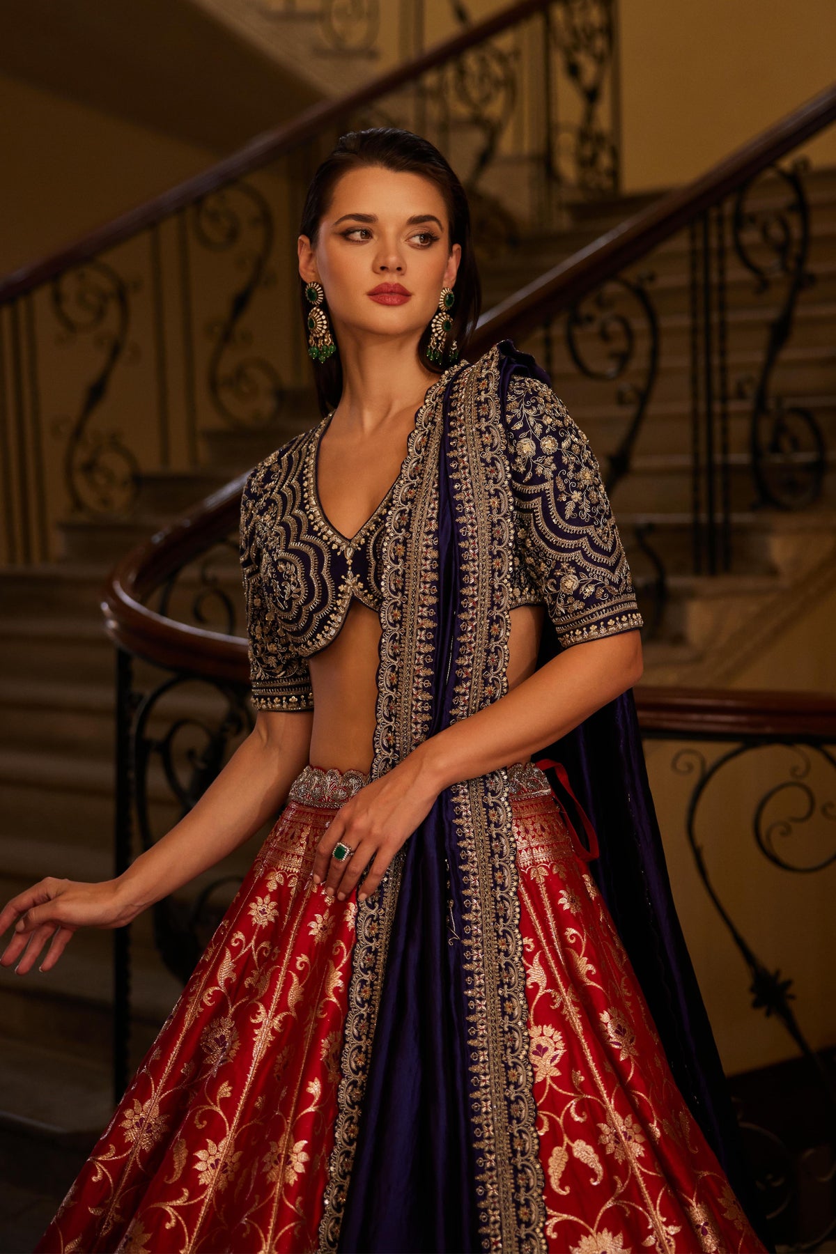 Red Lehenga Set