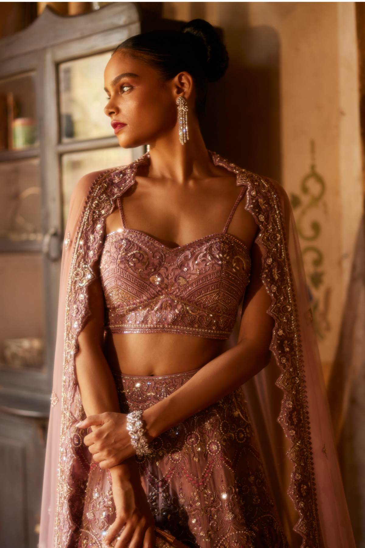 Blush Pink Lehenga Set