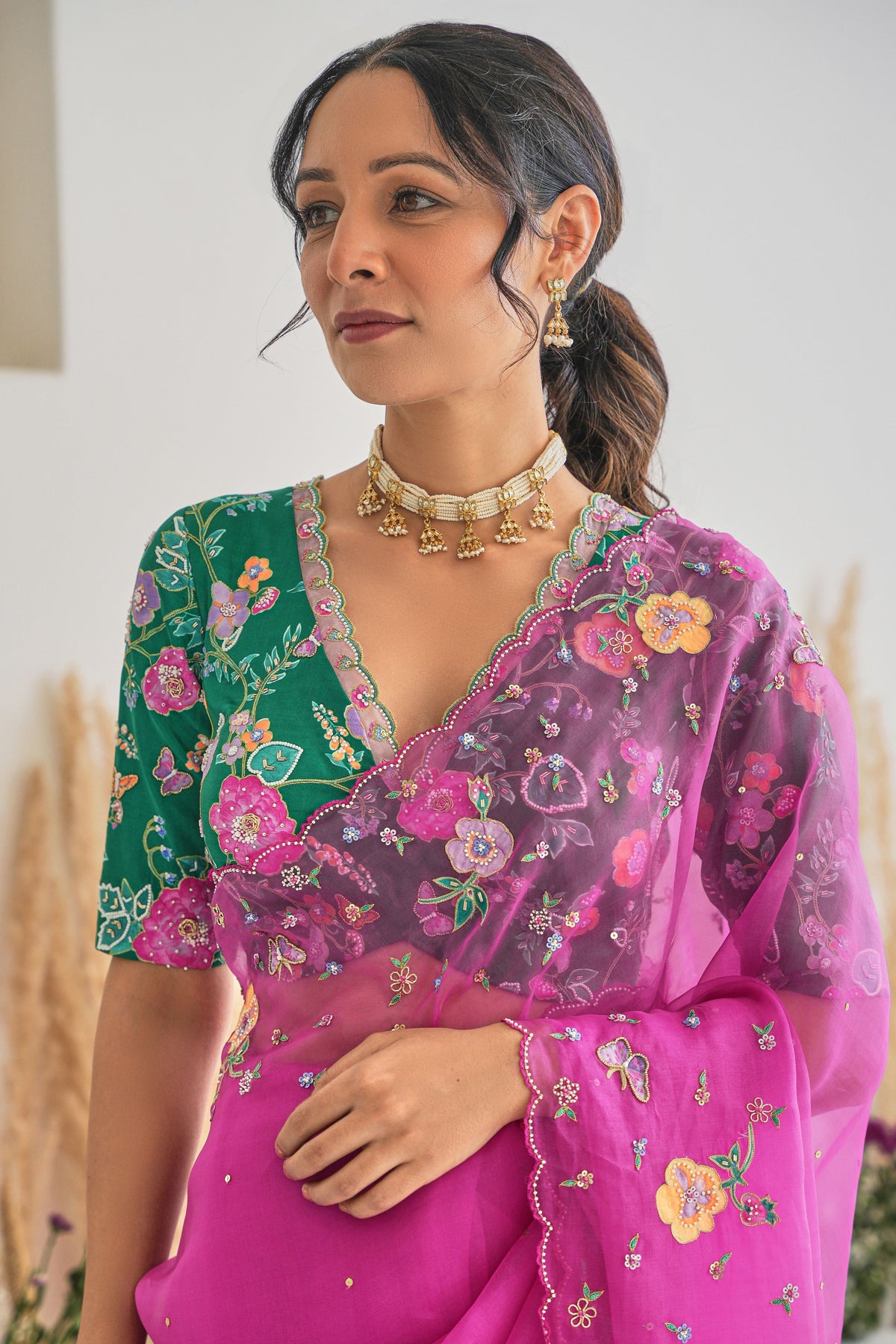 Avril Saree Blouse Set