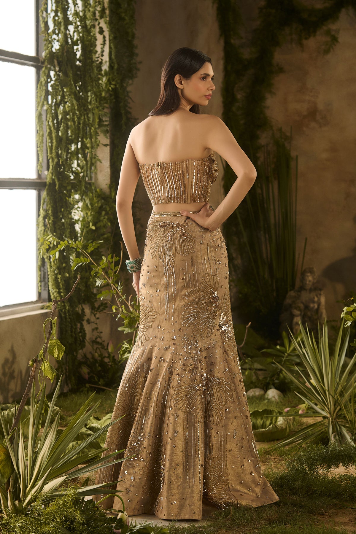 Lustre Lehenga Set
