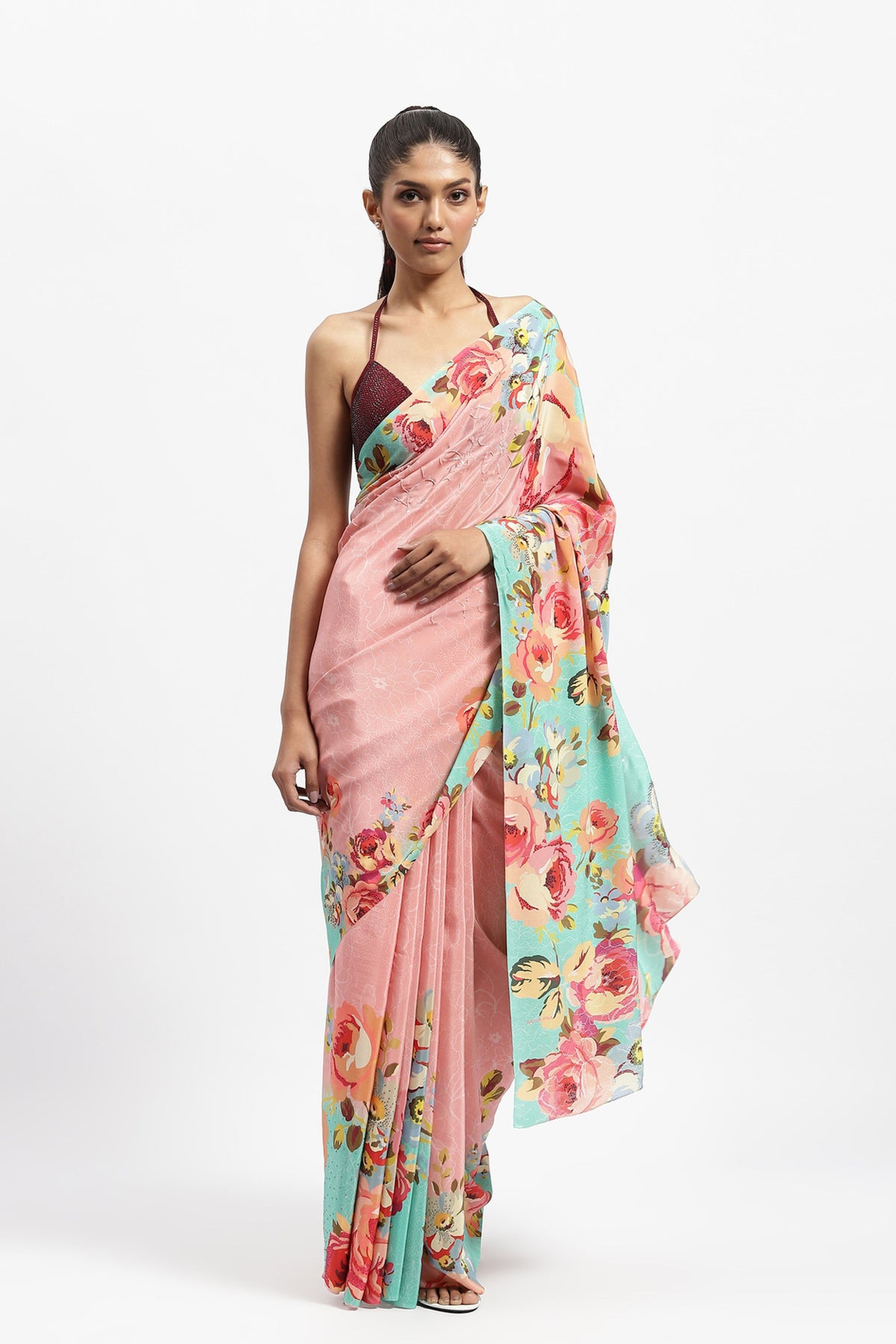 Sky&#39;s the Limit Embellished Saree