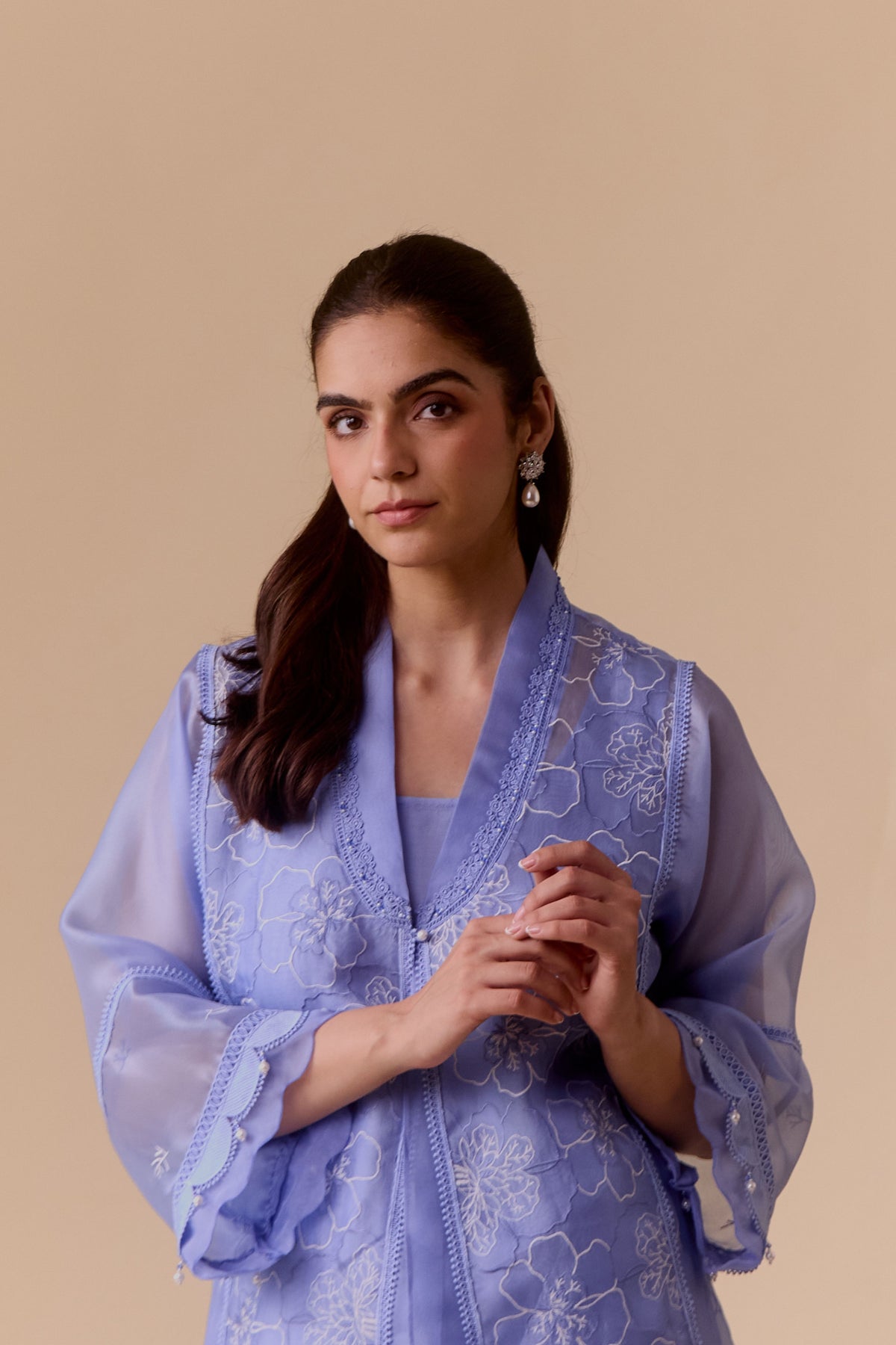 Ambreen Blue Kurta Set