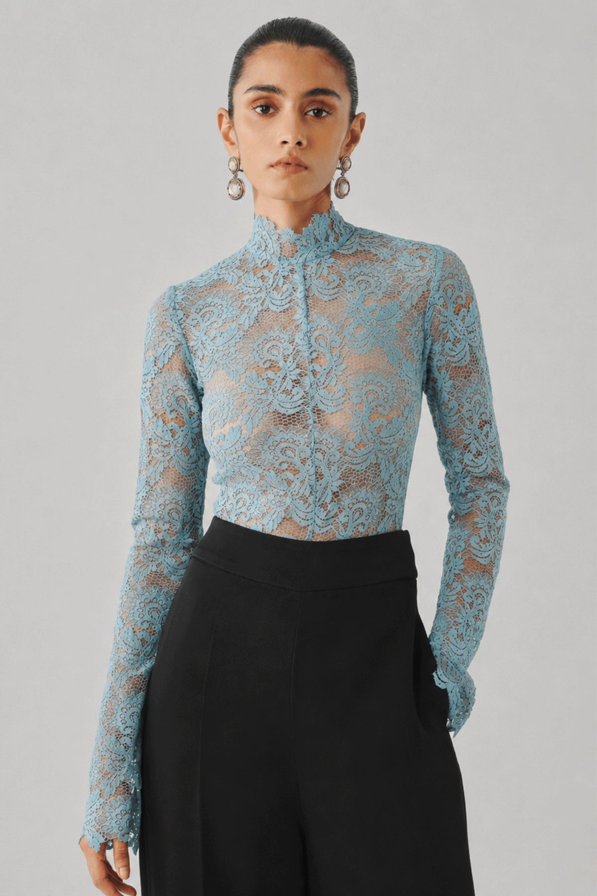 Muse Sky Blue Bodysuit