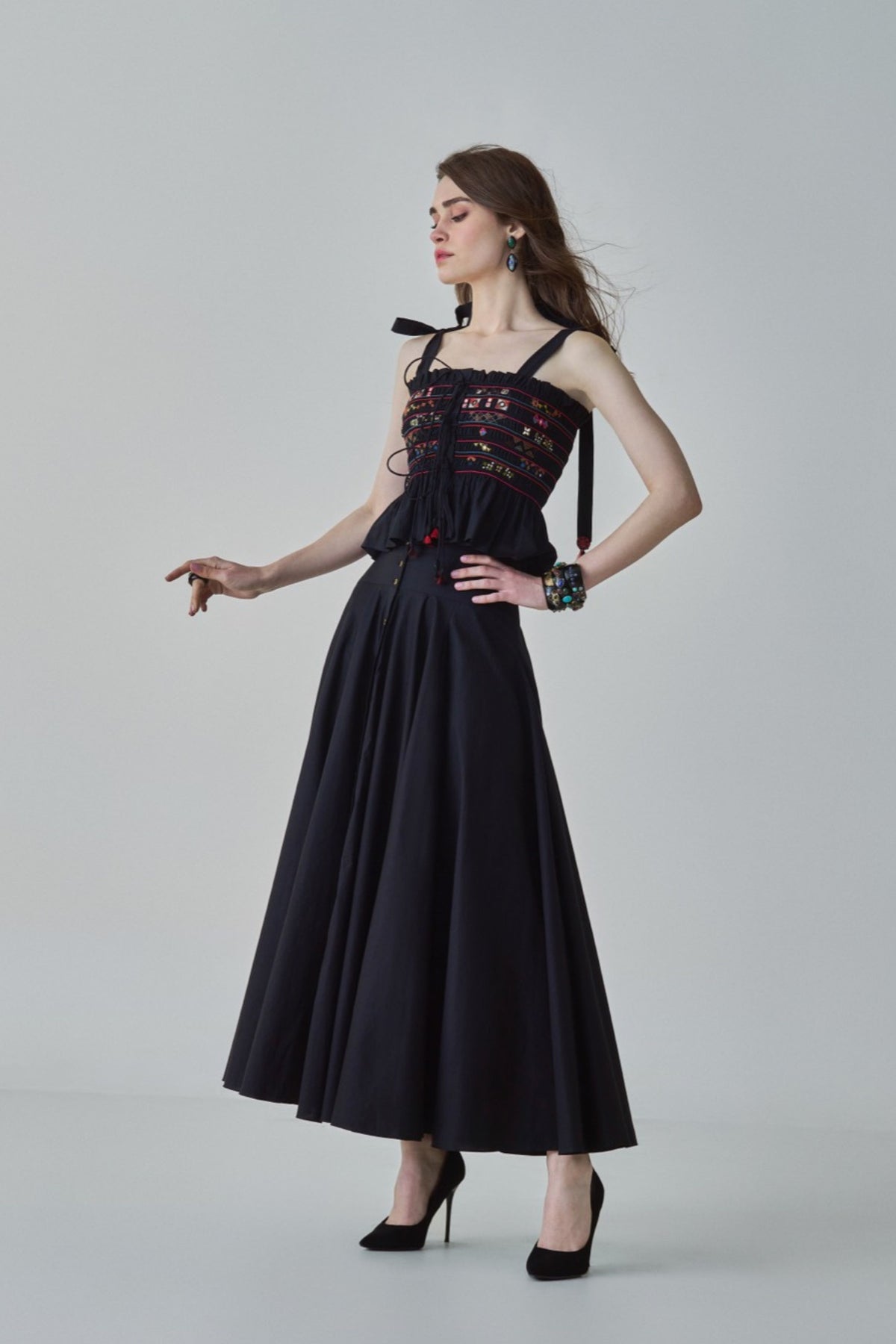 Maya Blouse and Ria Skirt