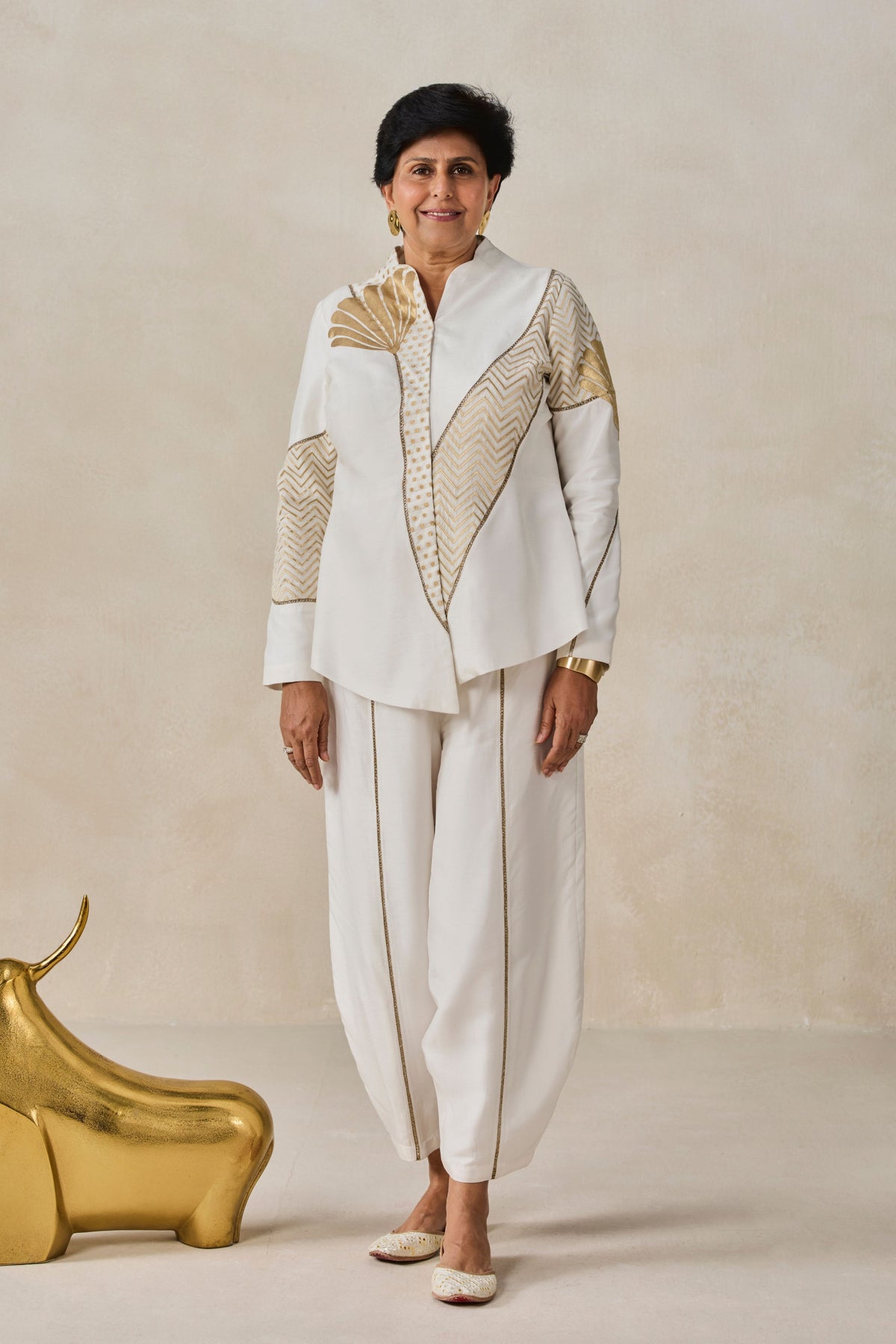 Short Jacket Kurta With Pants