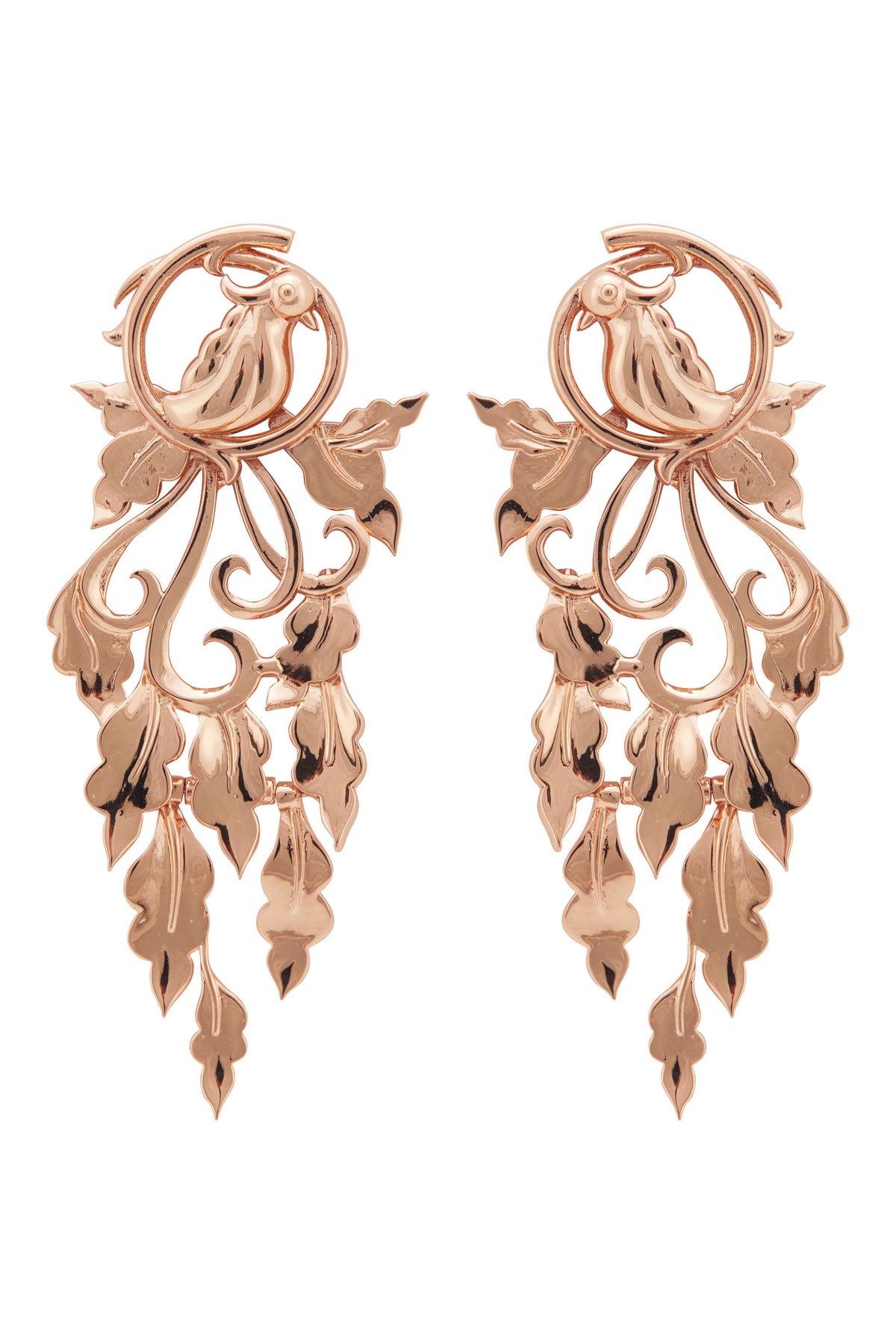 Birds of paradise earrings