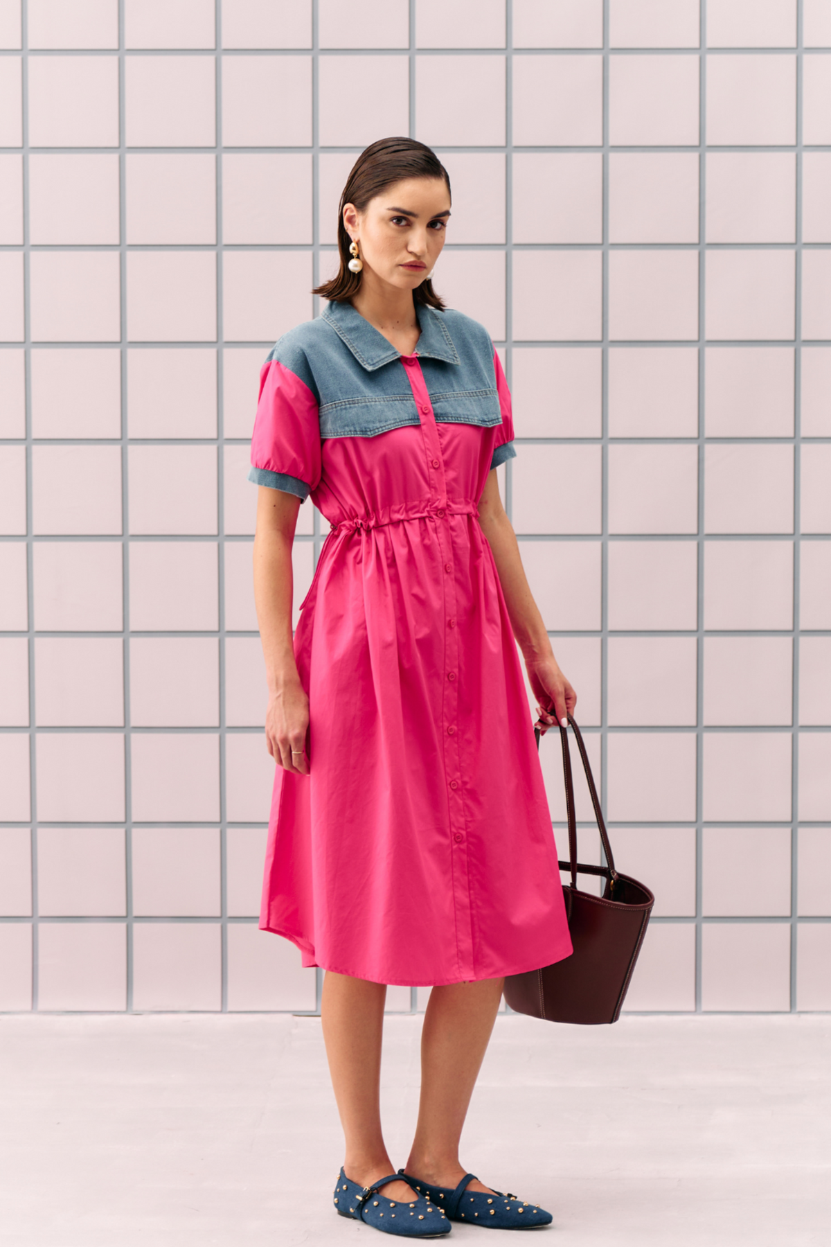 Fuscia Coron Dress