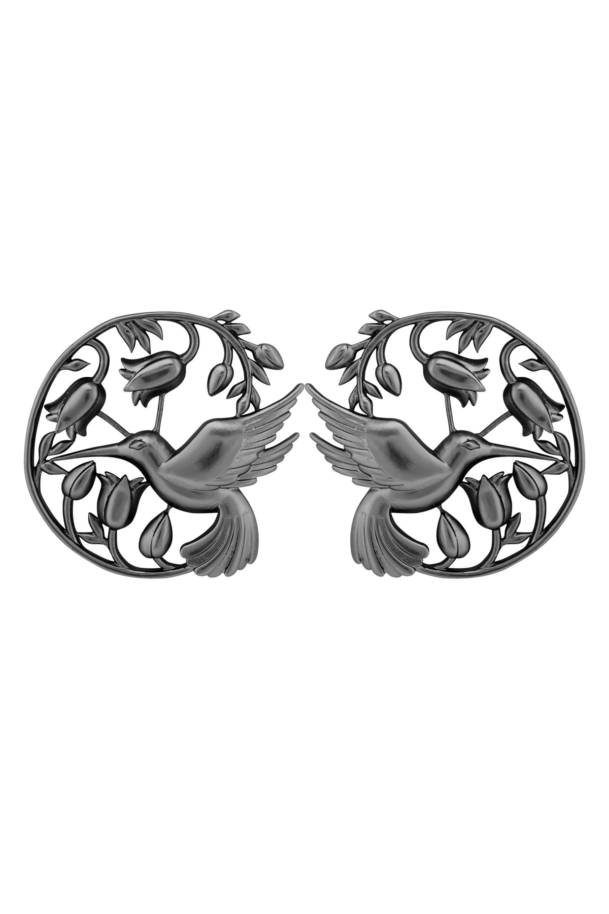 Gun metal piece of paradise earrings