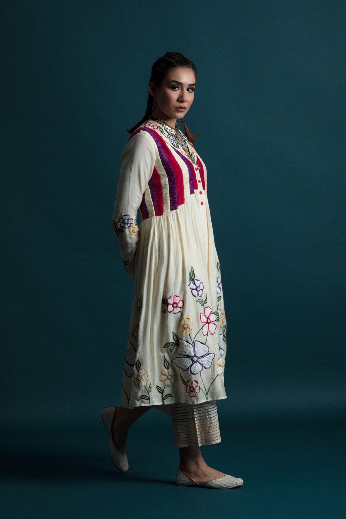 3d Embroidered Tunic