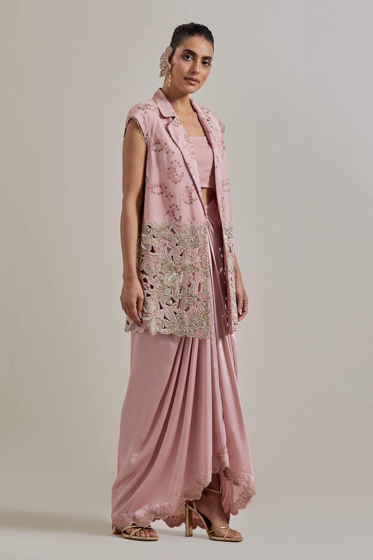 Pink Skirt Ensemble
