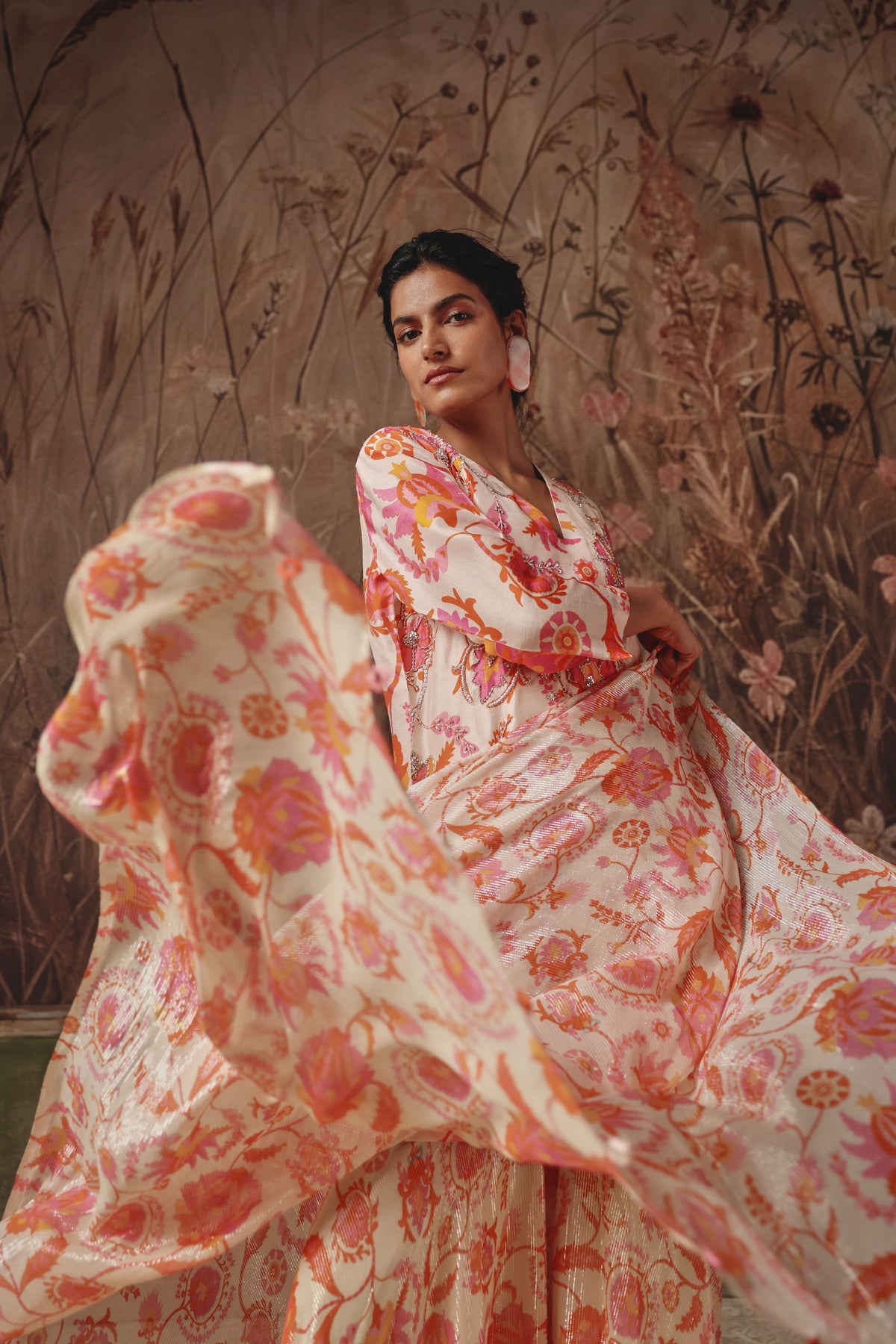 Wandering Petal Sharara Set