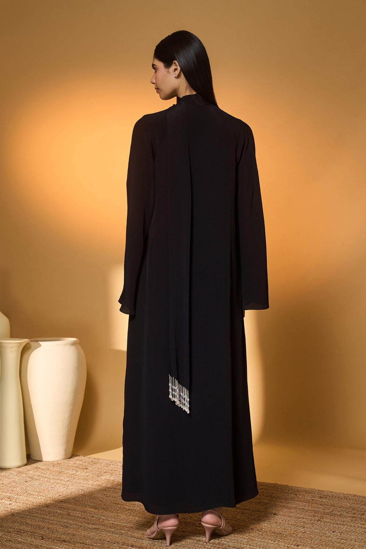 Black Midnight Snack Kaftan