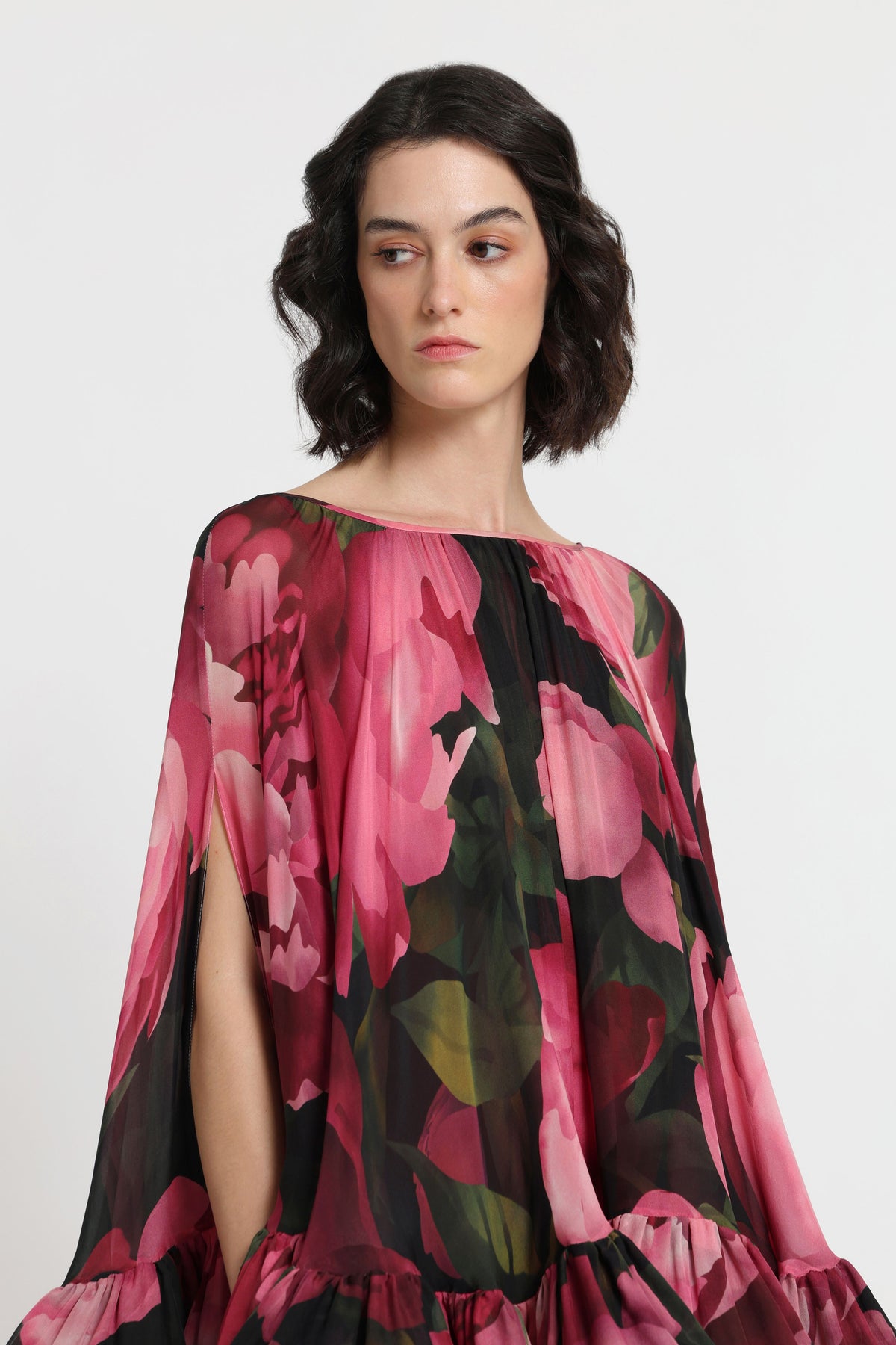 Boat Neck Trapeze Dress