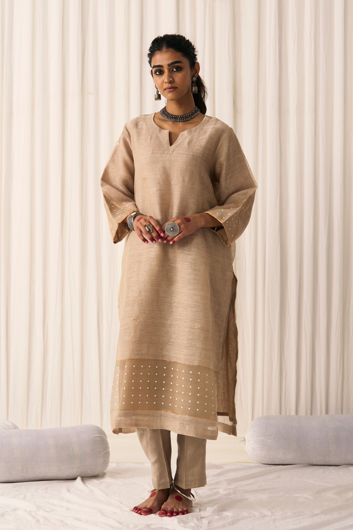 Bhumi Beige Kurta Set