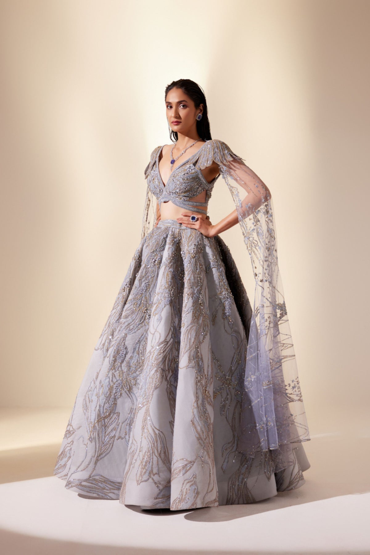 Lunar Lavender Lehenga Set