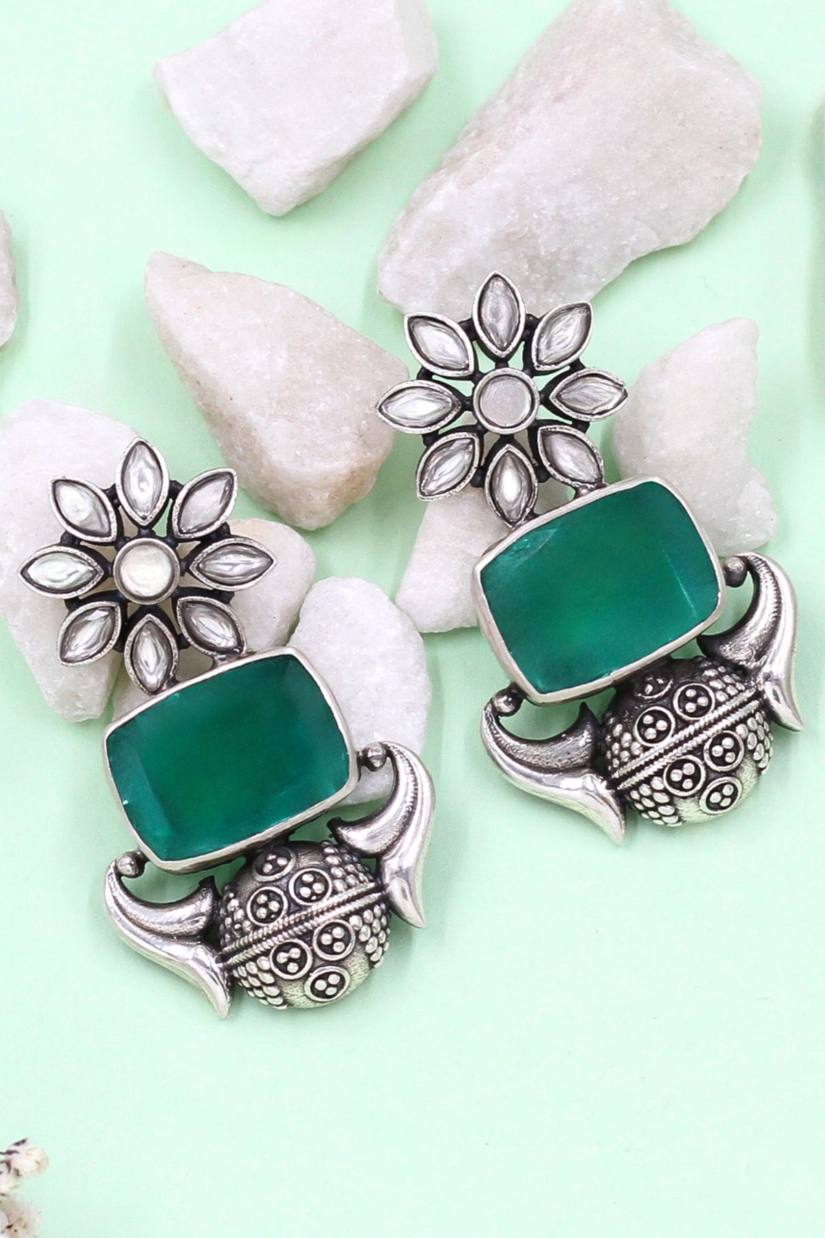 Timeless Silver Handcrafted Earrings
