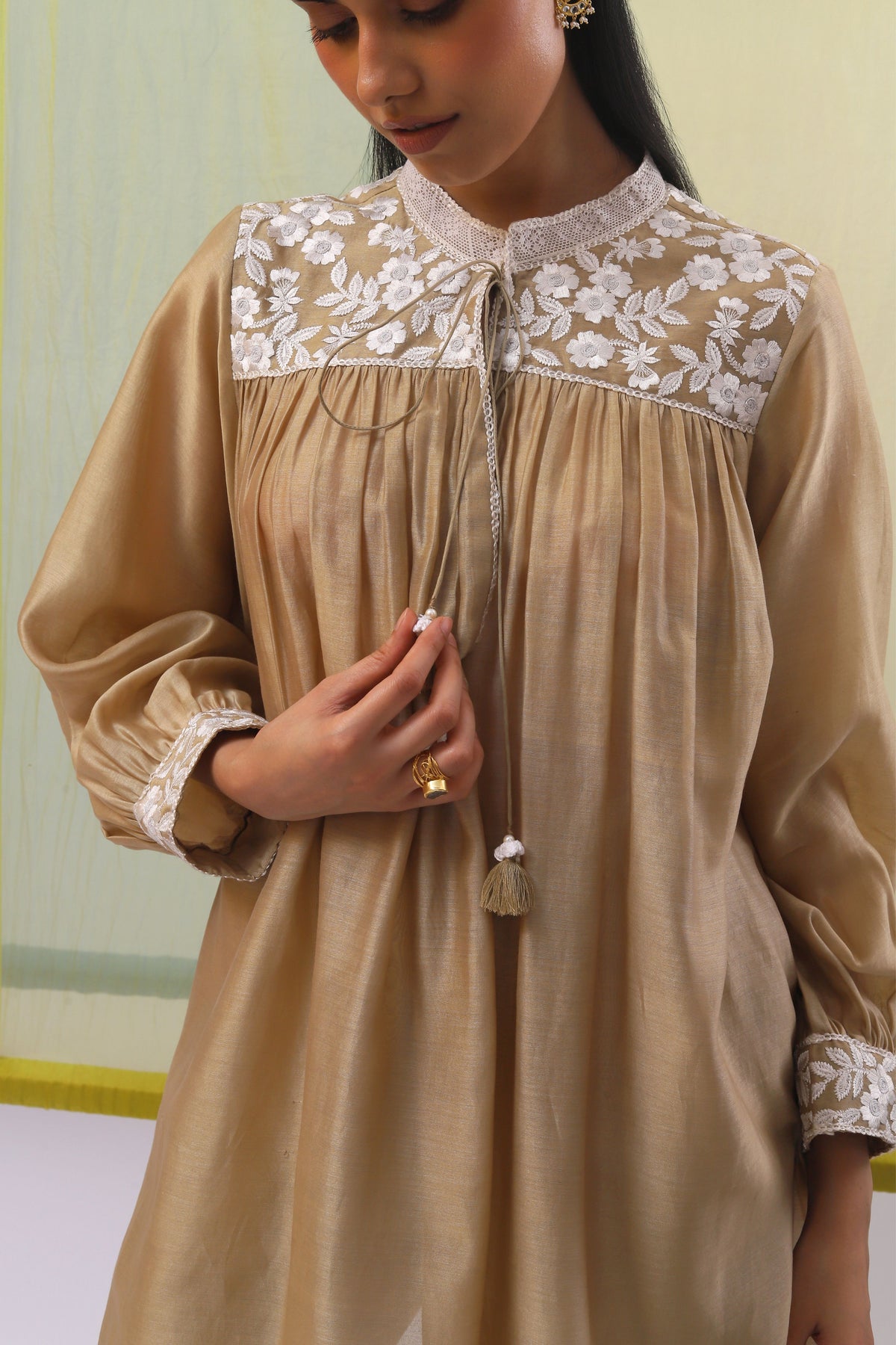 Beige Nuri Co-ordinate Set
