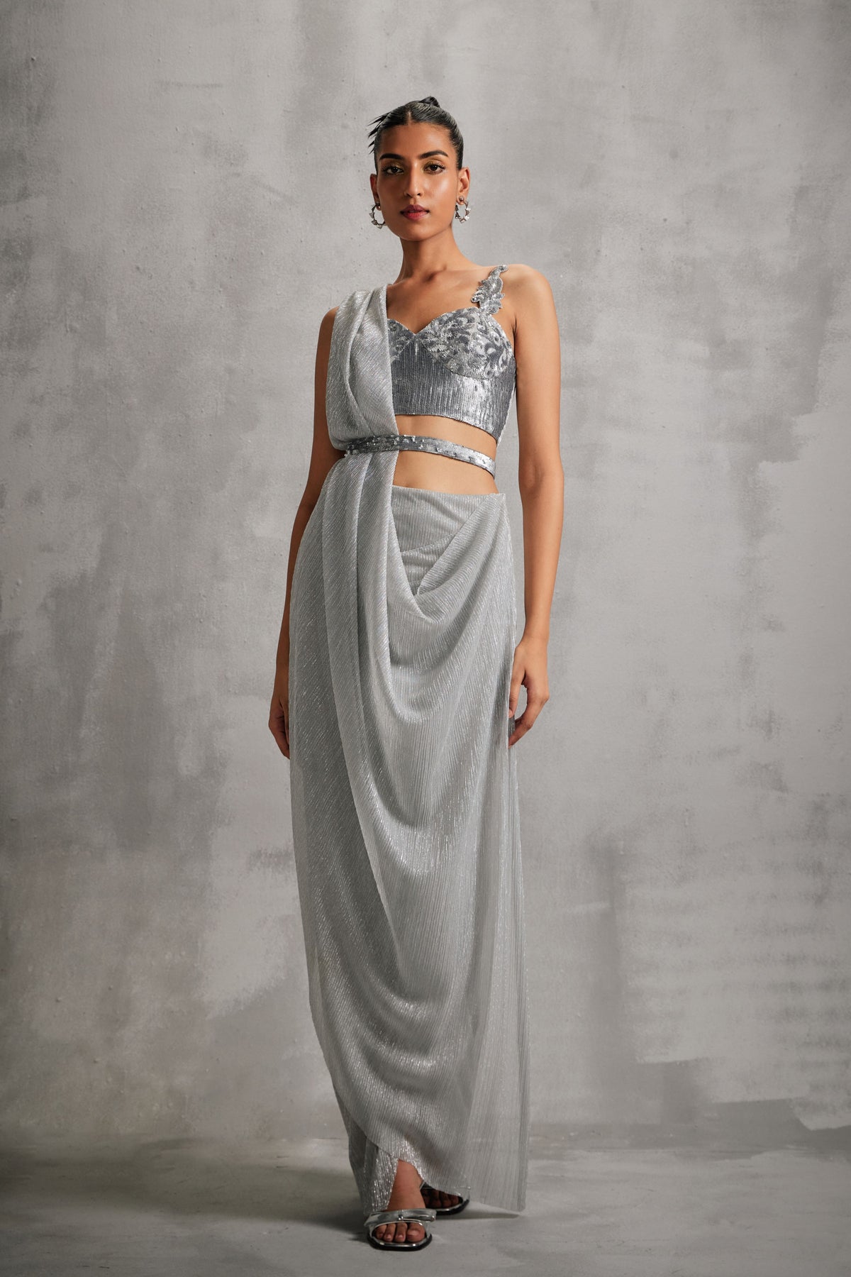 Rosa Baroque Sraight Concept Saree