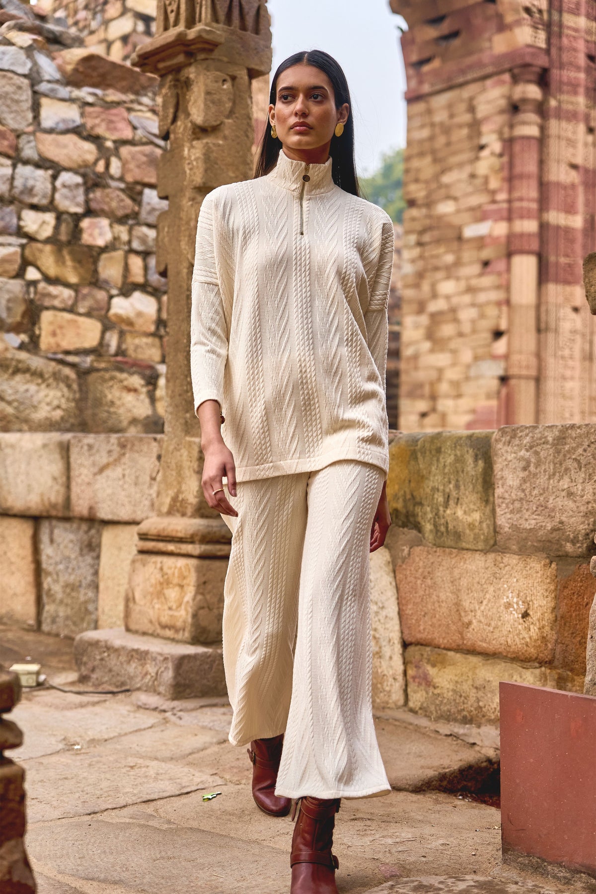 Ivory Knit Co-ord Set