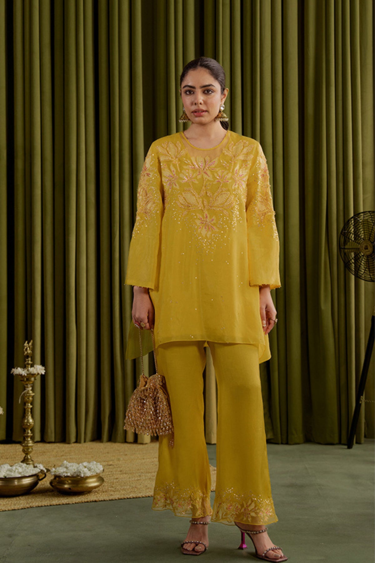 Mango Embroidered Kurta