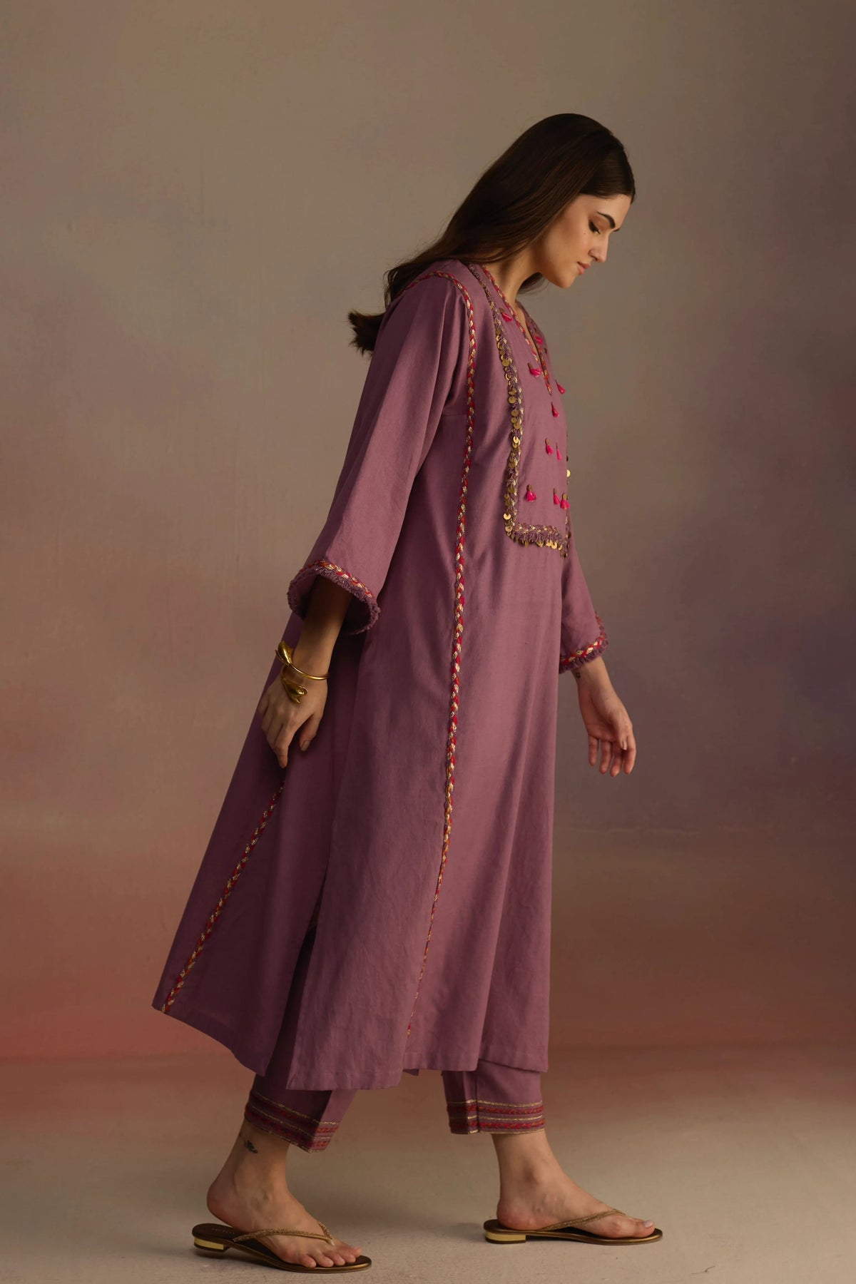 Amber Purple Kurta