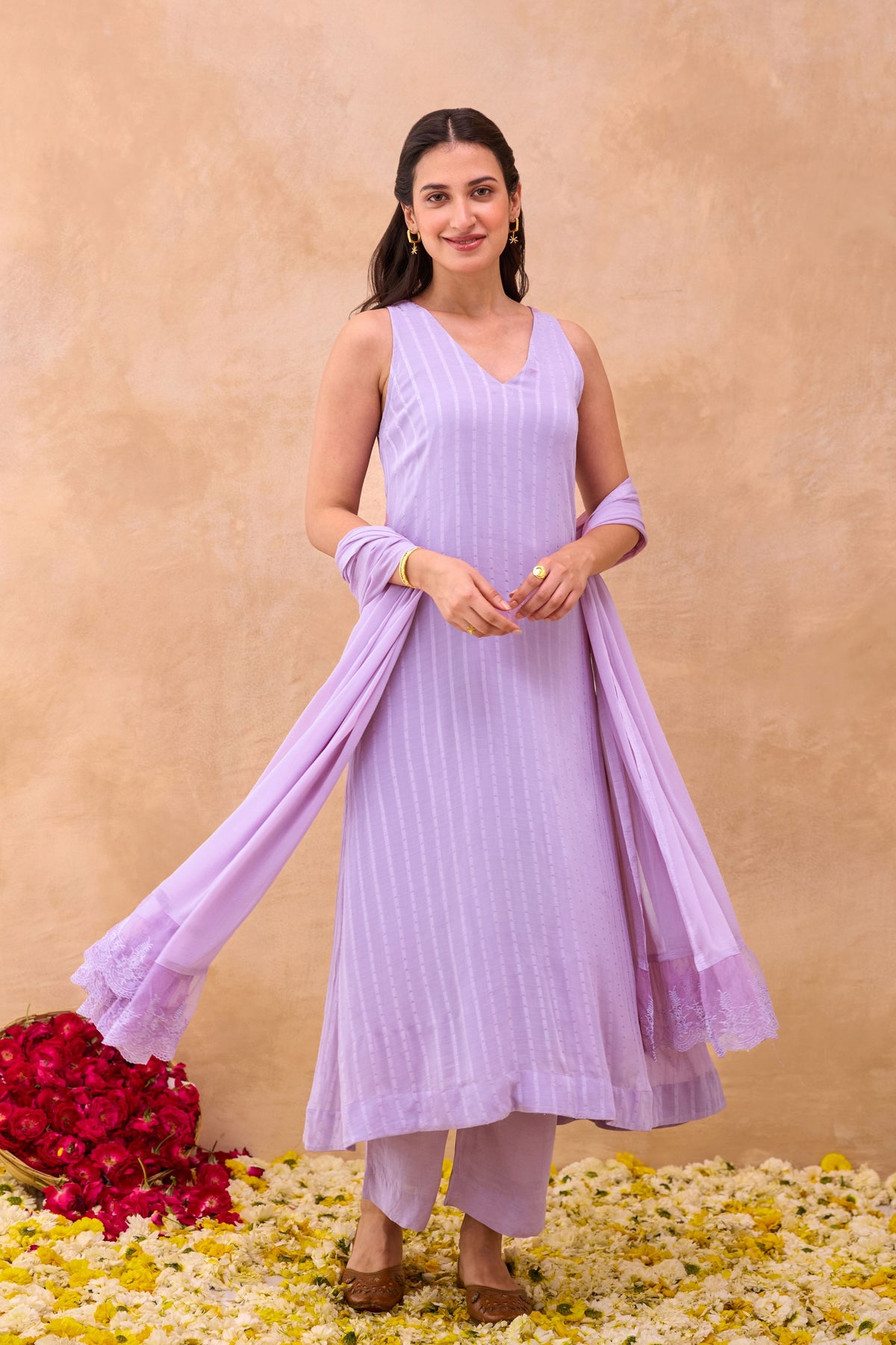 Lavender Grace Kurta Set