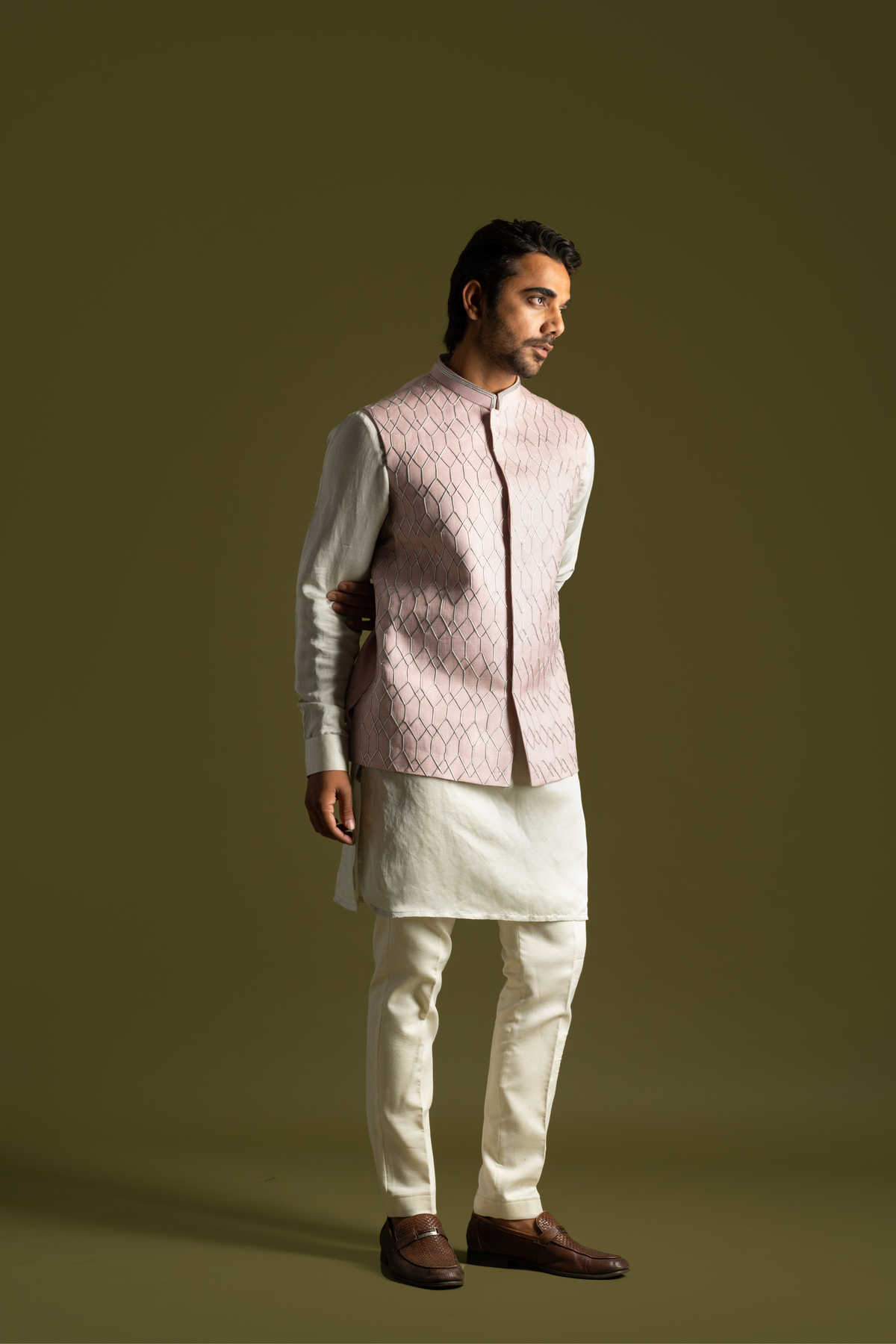 Dusty Pink Kurta Set