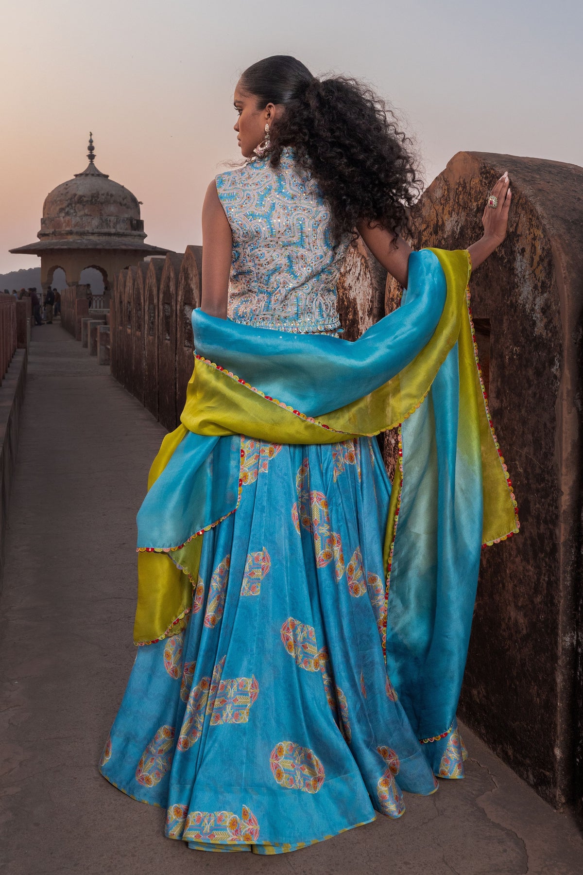 Waistcoat Lehenga Set