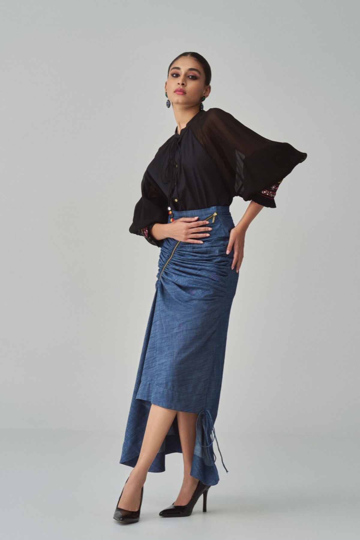 Tara Blouse and Kesha Skirt