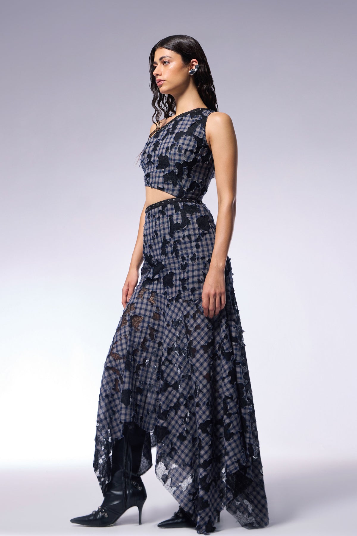 Decostructed Maxi Dress